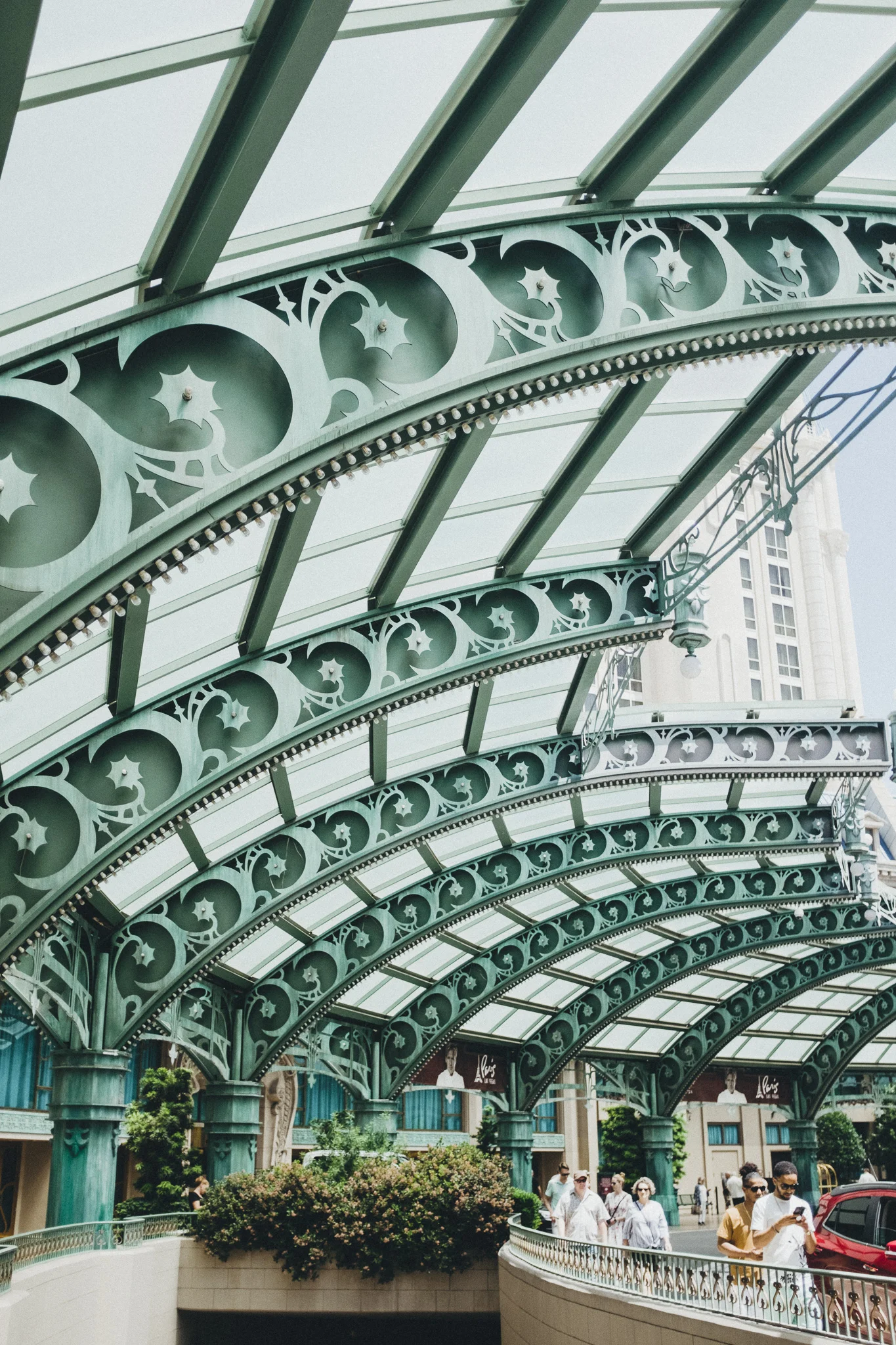French architecture + Vegas flare.