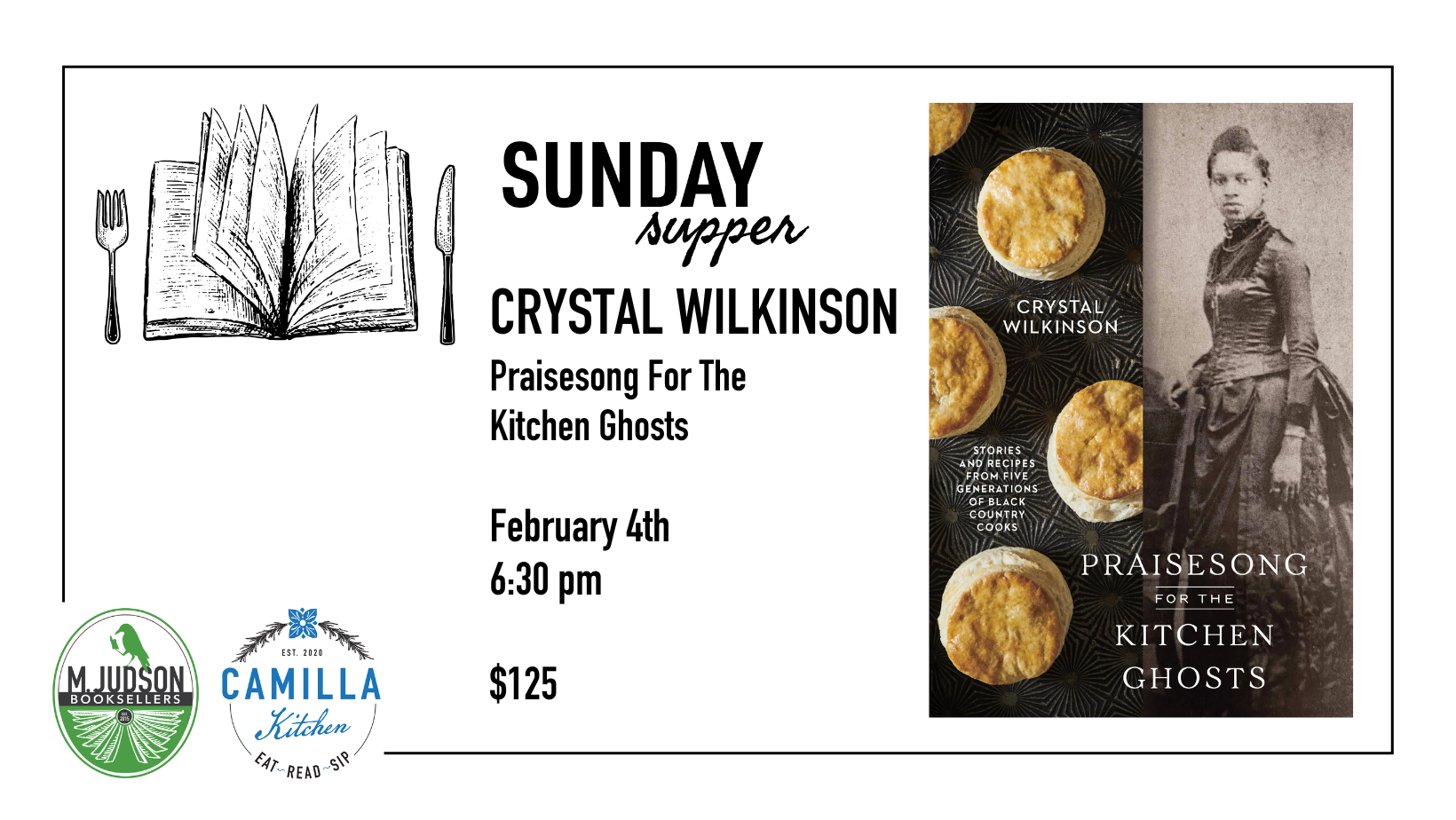 Sit Down Sunday Supper at M. Judson 