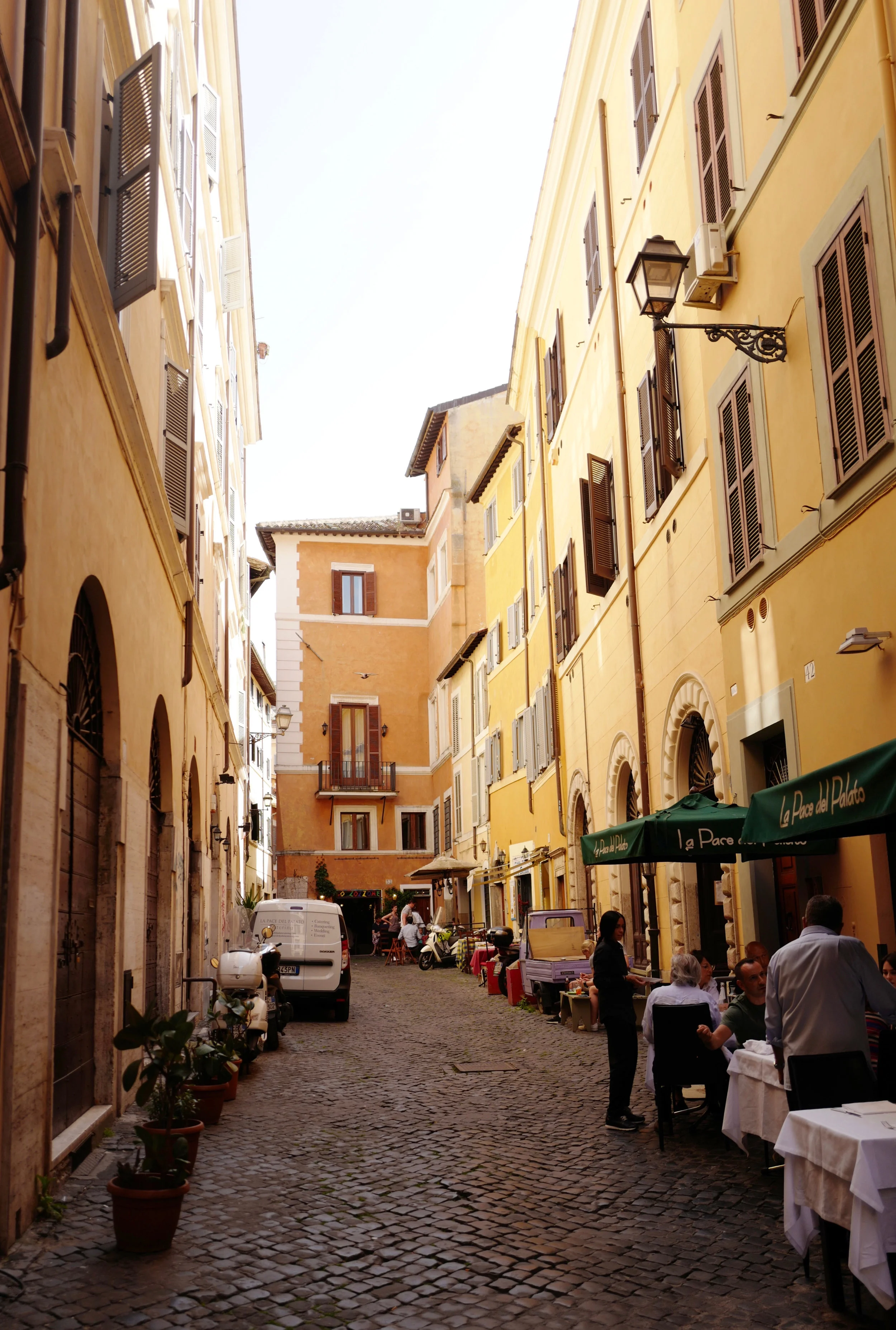 Small side street in Rome City Center (also the street where my airBnB was on)