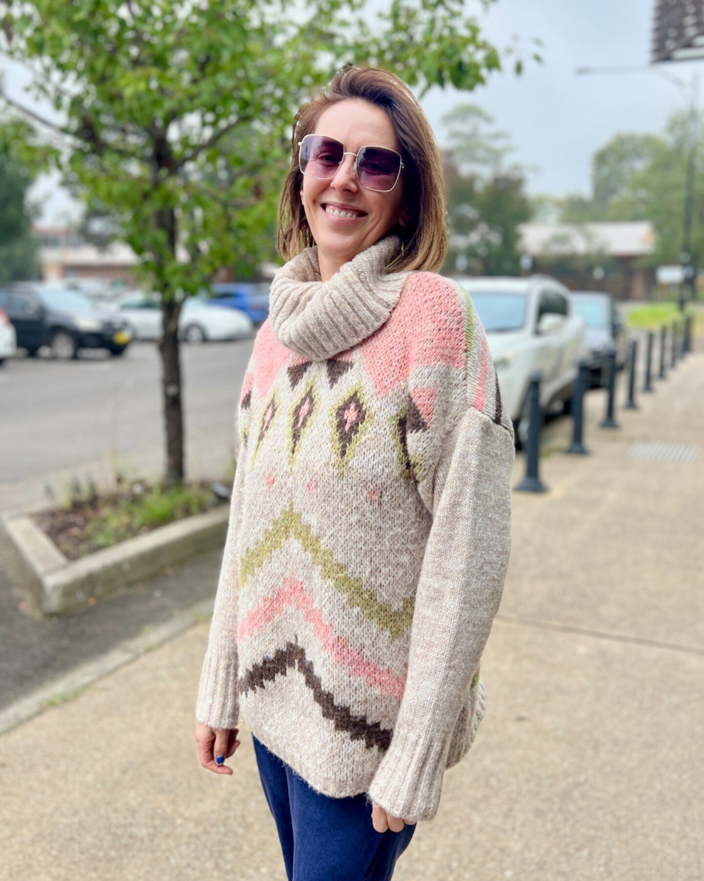 How gorgeous does Fiona look in our Tribal High Tank Sweater?!

Fiona is a Blue Mountains local and needed a nice new cosy knit for the cooler months. We think she chose extremely well.

If you want to keep warm in style, we've got just the knit for 