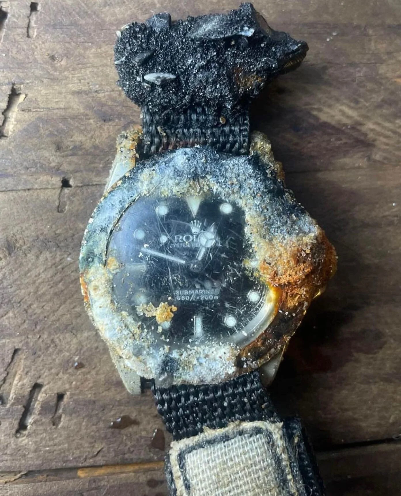 The Rolex Submariner Australian surfer @mattcuddihy found in the Pacific Ocean 🌊