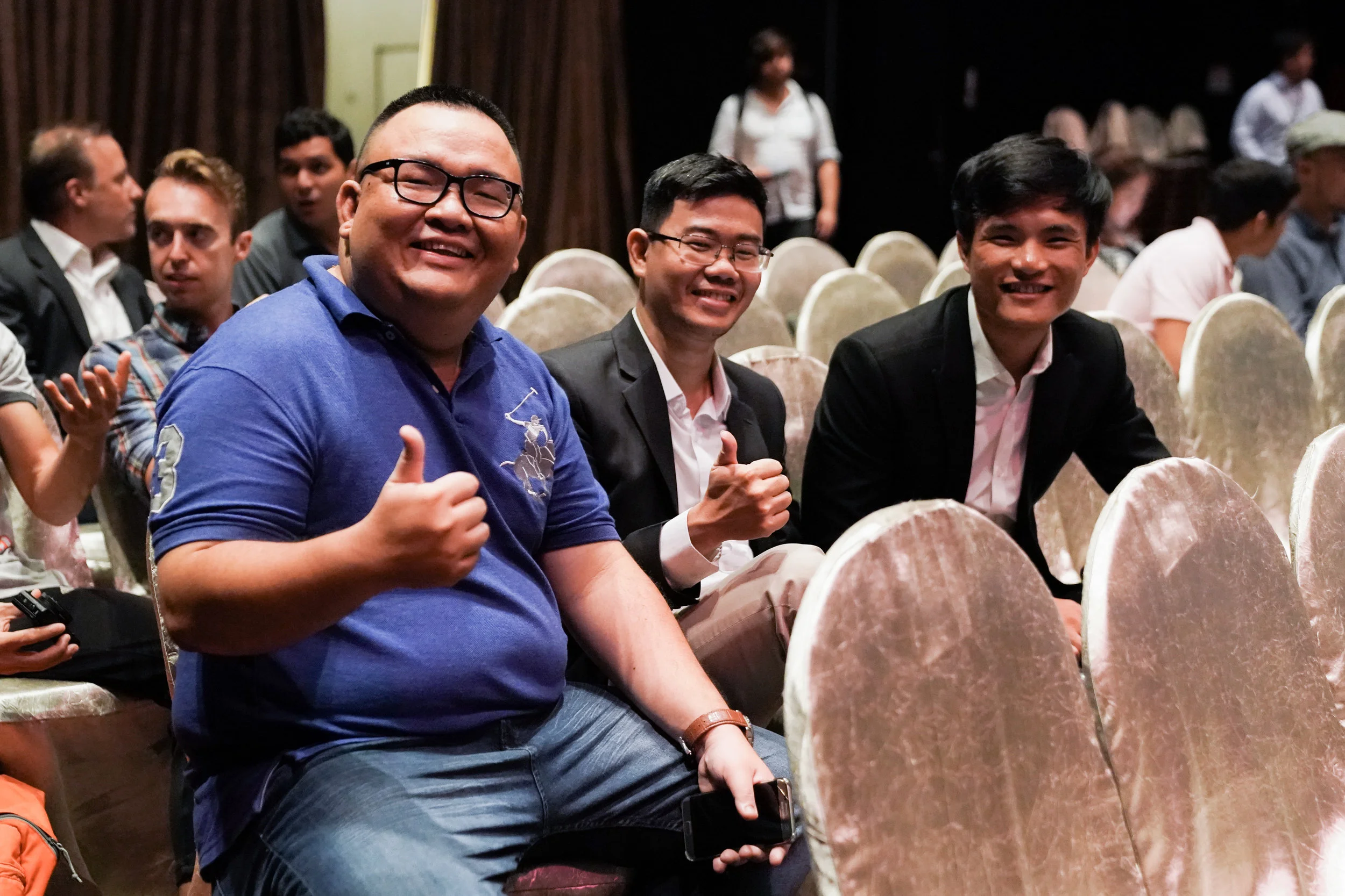 Happy attendees at Pitch Night 2018!