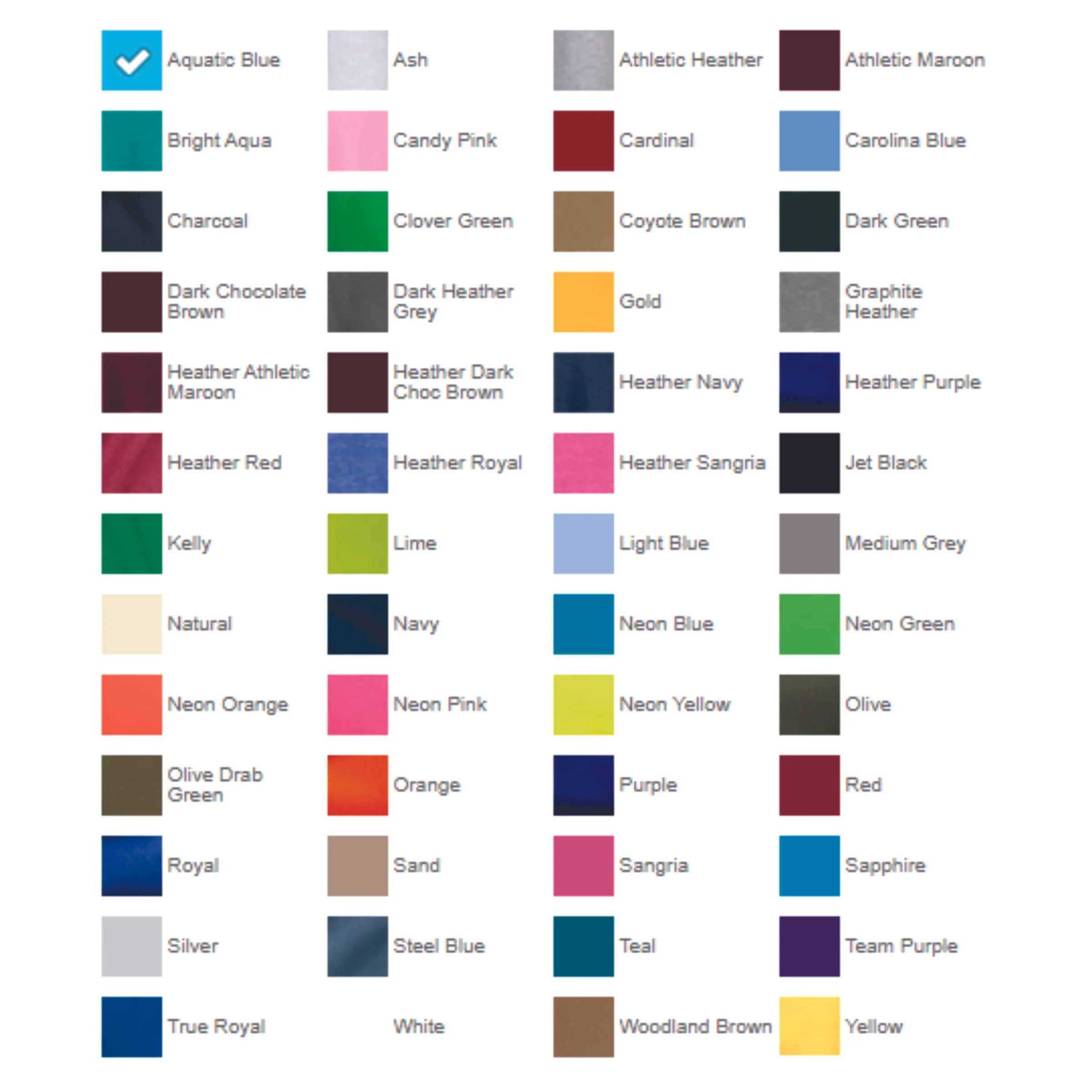 port and company shirt colors