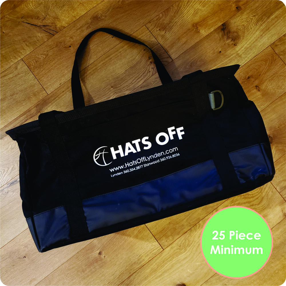 Custom Printed Life in Motion® Deluxe Utility Tote — Hats Off