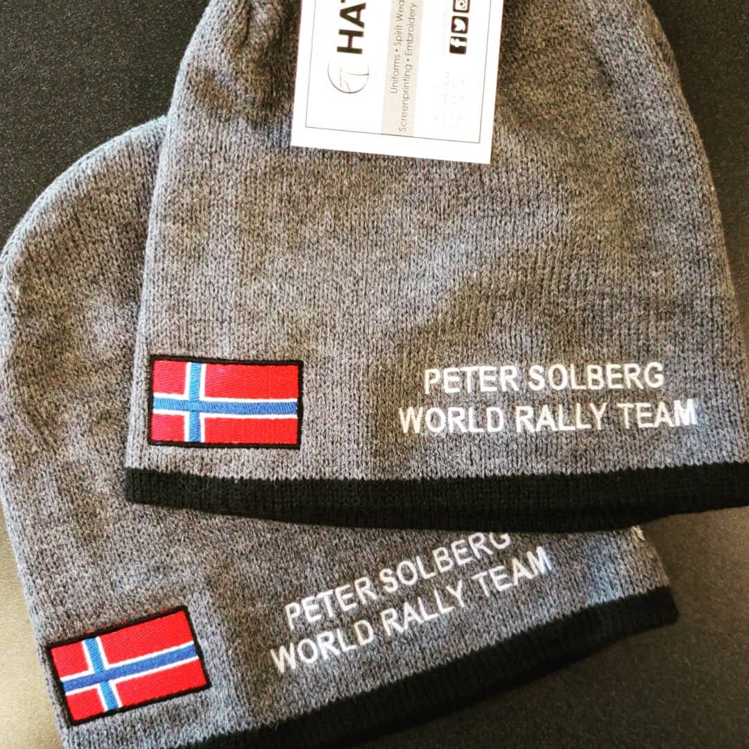 Peter Solberg World Rally Team Embroidered Knit Beanies.jpg