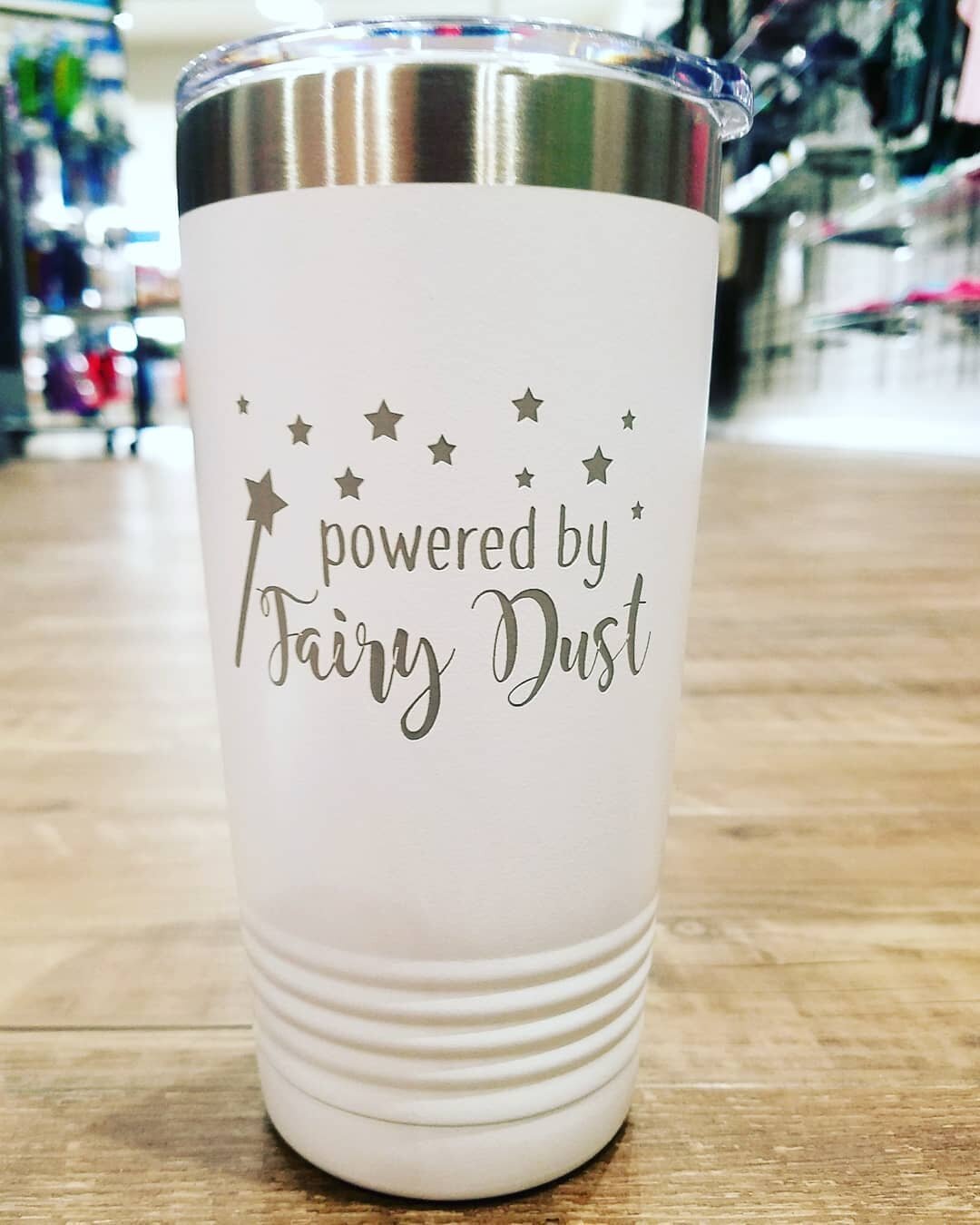 Powered By Fairydust Laser Engraved Tumbler.jpg