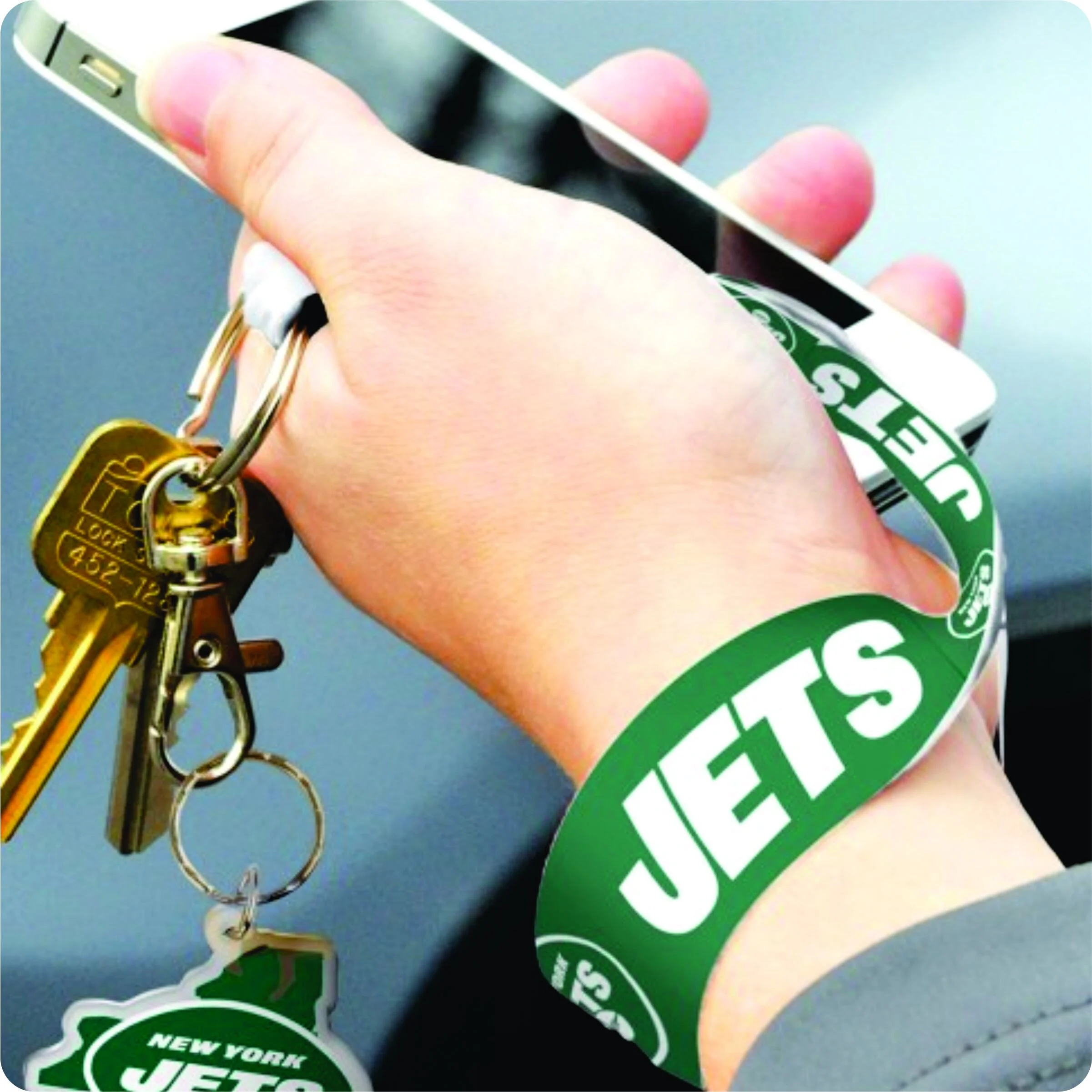 Seattle Seahawks Lanyard Key Strap, Sample.jpg