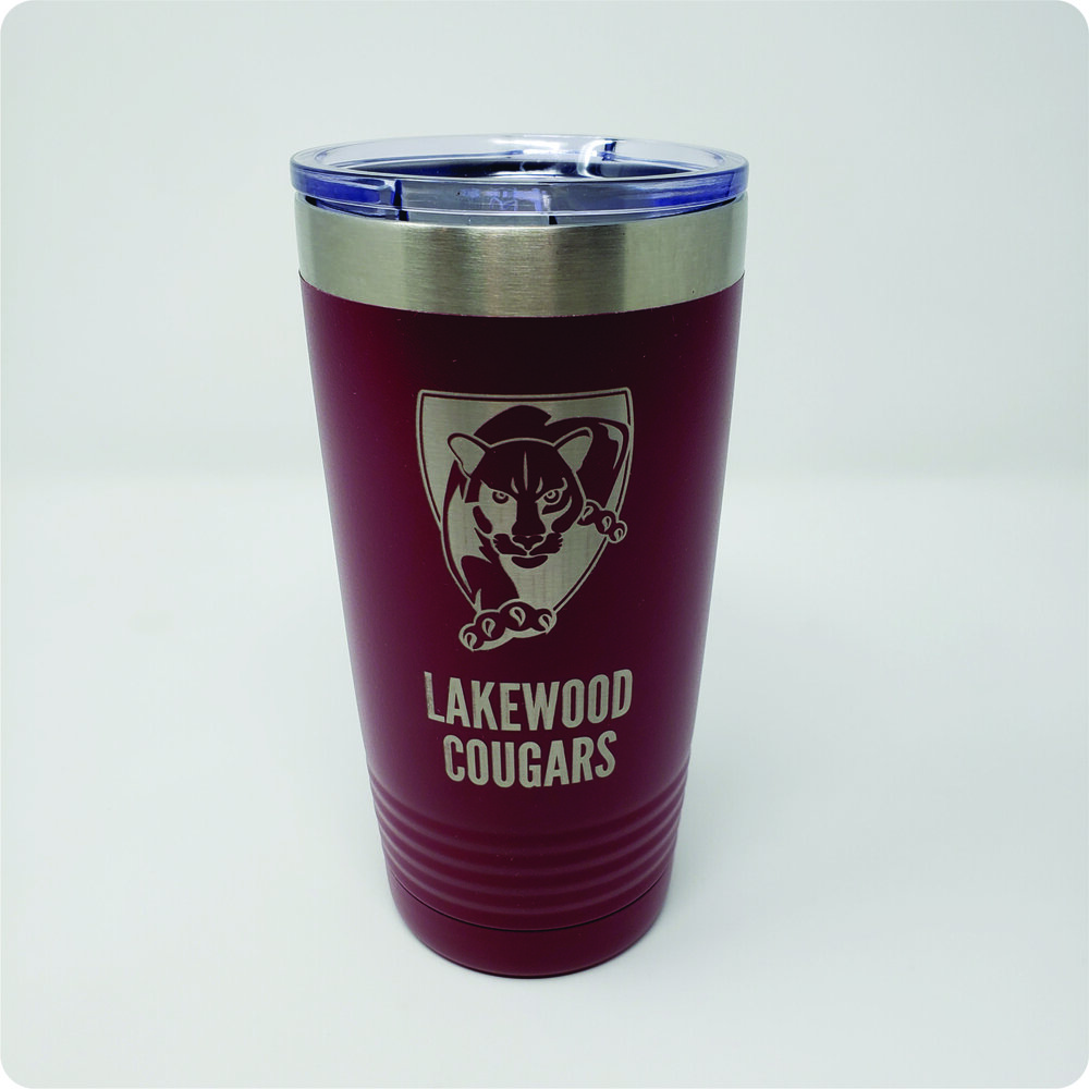 Lakewood Cougars School 20 oz. Tumbler — Hats Off