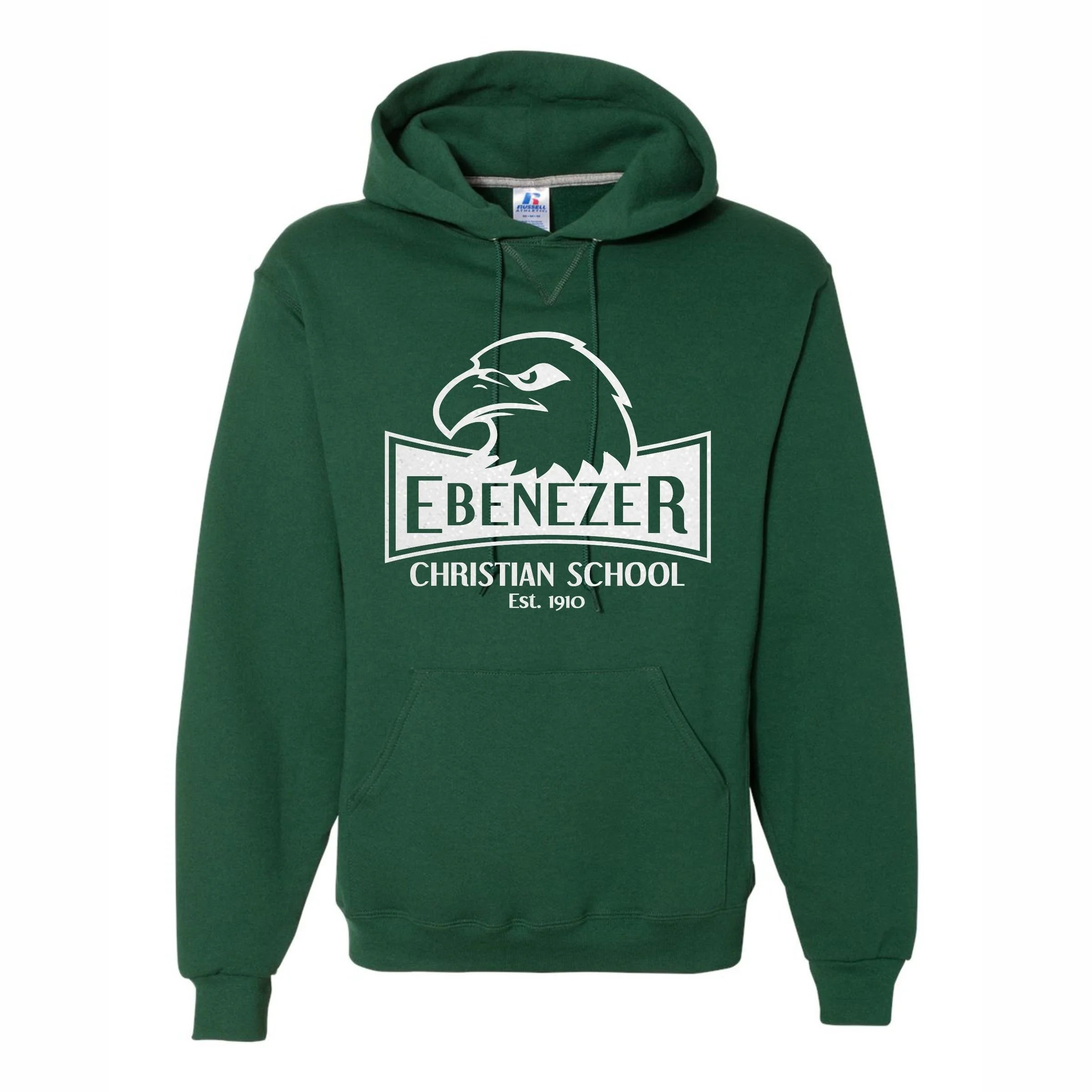 Russell Hooded, Ebenezer 11 Glitter Dark Green.jpg