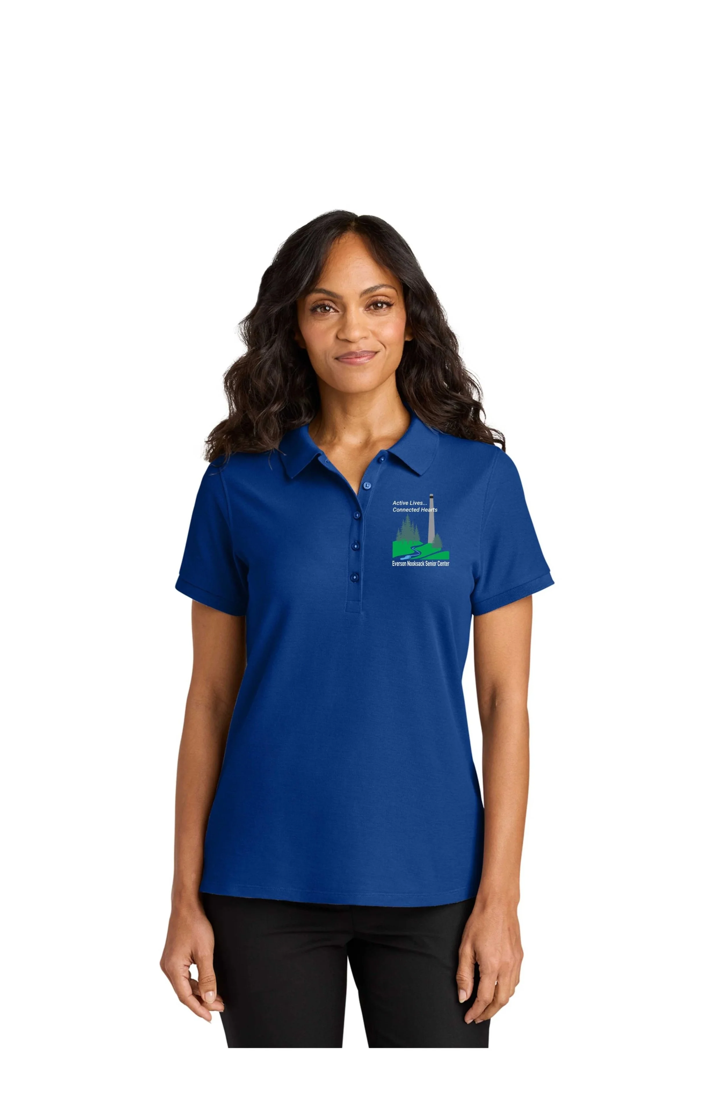 Everson Nooksack Senior Center Port Authority Women’s Wearever Signature Pique Polo LK200