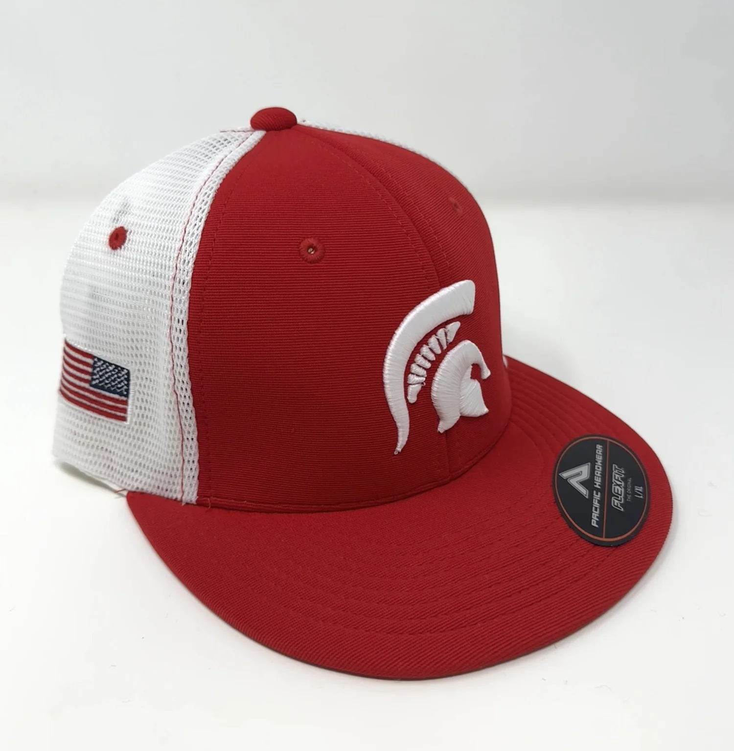 Spartan Head Flag Embroidered PREMIUM M2 PERFORMANCE TRUCKER