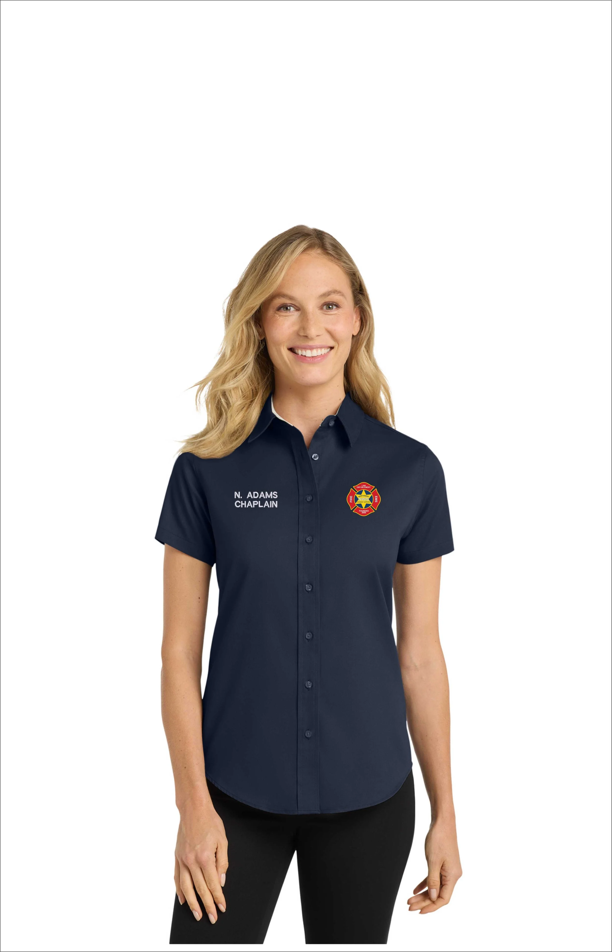NWIS Port Authority Women's Short Sleeve Easy Care Shirt L508