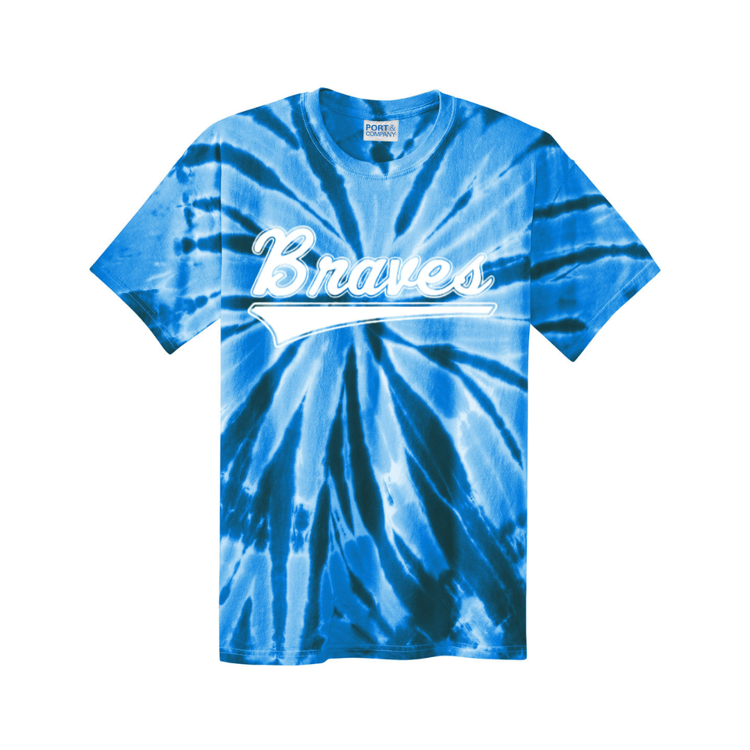 NEW La Conner Braves Tie-Dye Short Sleeve T-Shirt