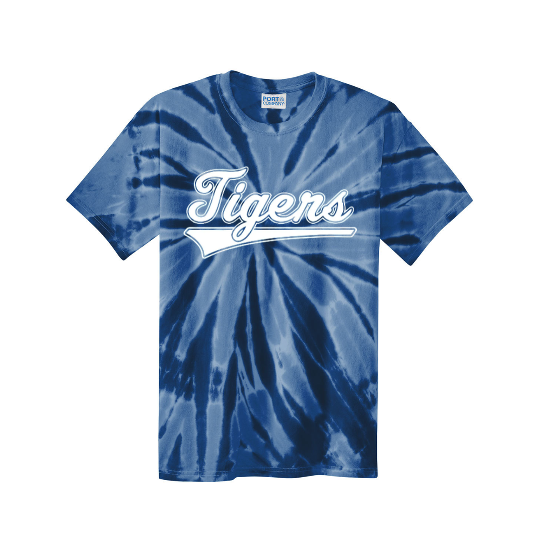 NEW Burlington-Edison Tigers Tie-Dye Short Sleeve T-Shirt