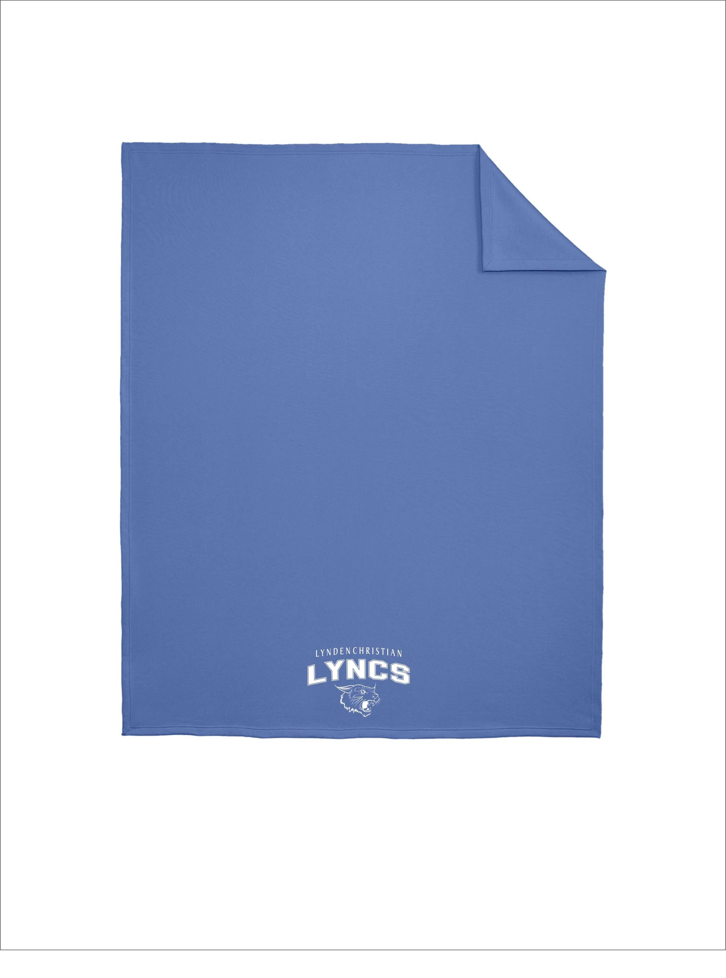 Lynden Christian Lyncs Core Fleece Sweatshirt Blanket BP78