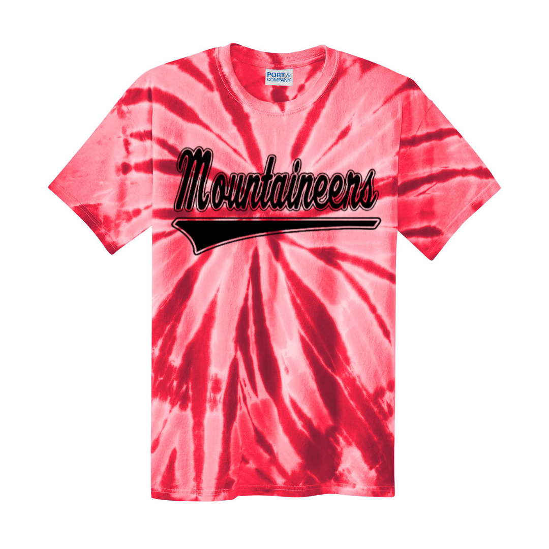 NEW Mount Baker Mountaineers Tie-Dye Short Sleeve T-Shirt