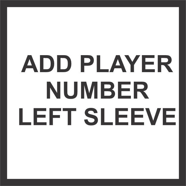 ADD PLAYER NUMBER TO LEFT SLEEVE
