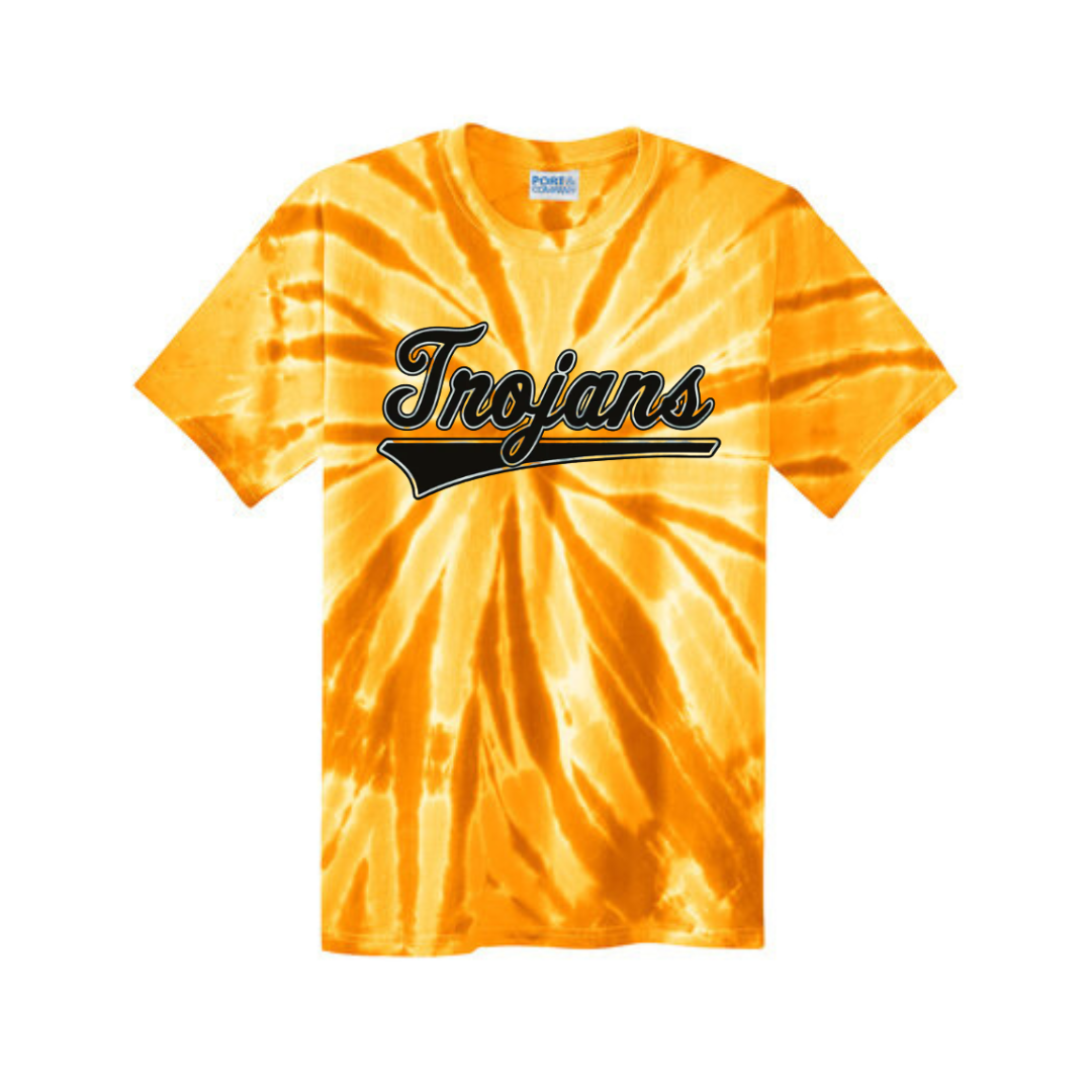 NEW Meridian Trojans Tie-Dye Short Sleeve T-Shirt (Youth & Adult)