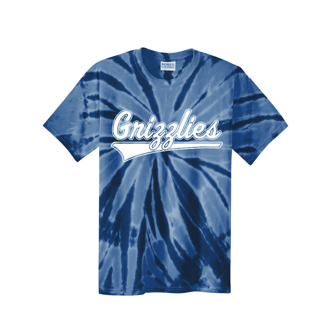 NEW Cedarhome Grizzlies Tie-Dye Short Sleeve T-Shirt