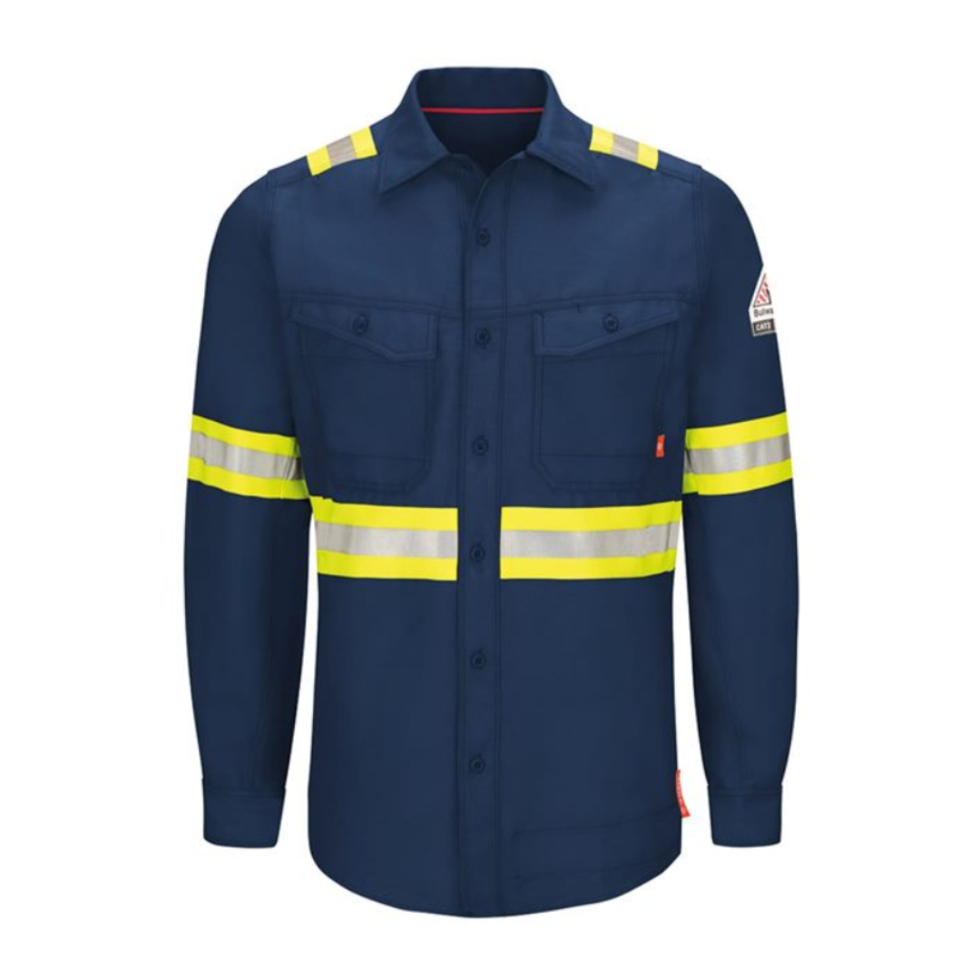 Bulwark Men's iQ Series® Endurance Enhanced-Vis Work Shirt