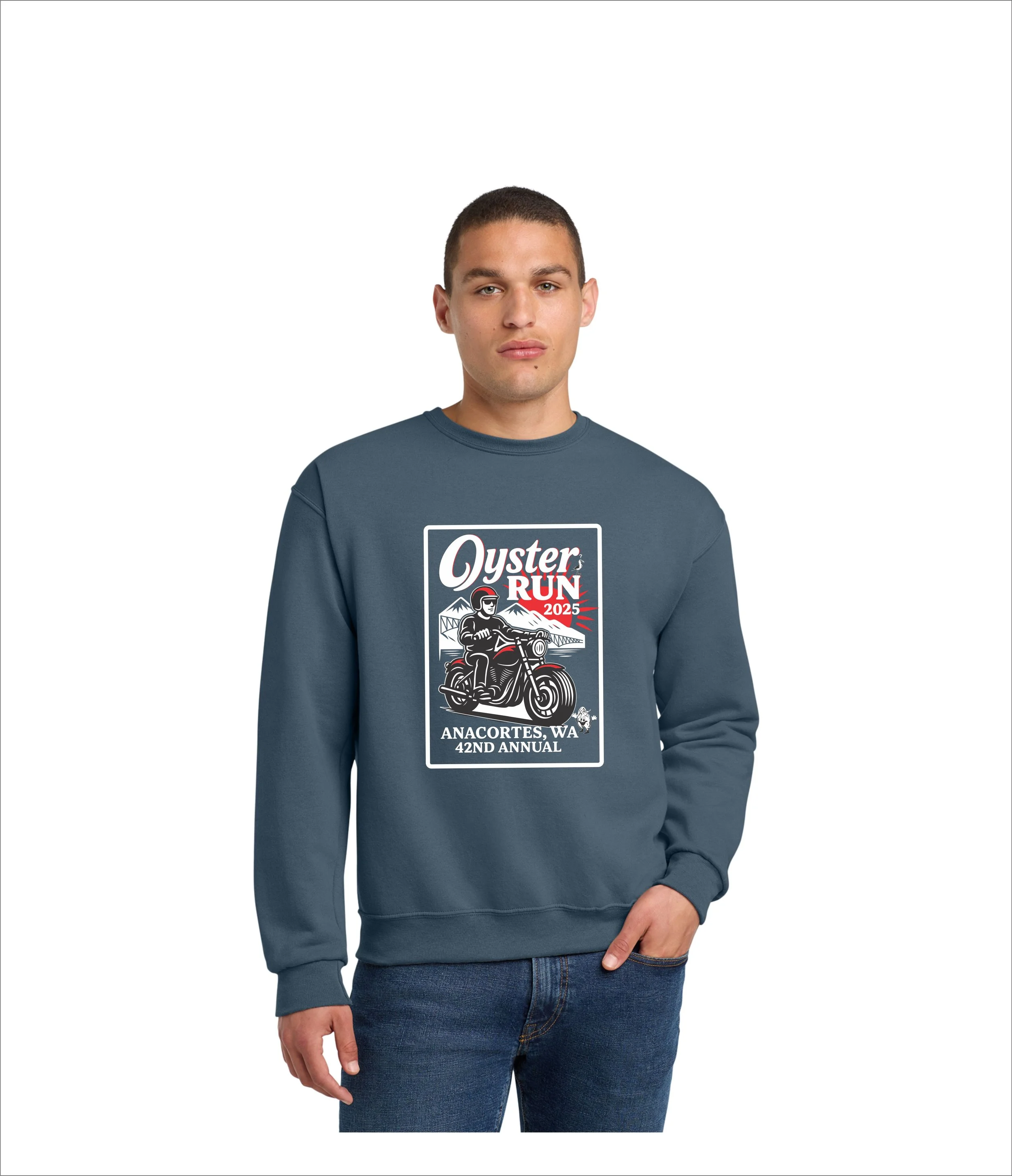 2025 Oyster Run Crewneck Sweatshirt 562M