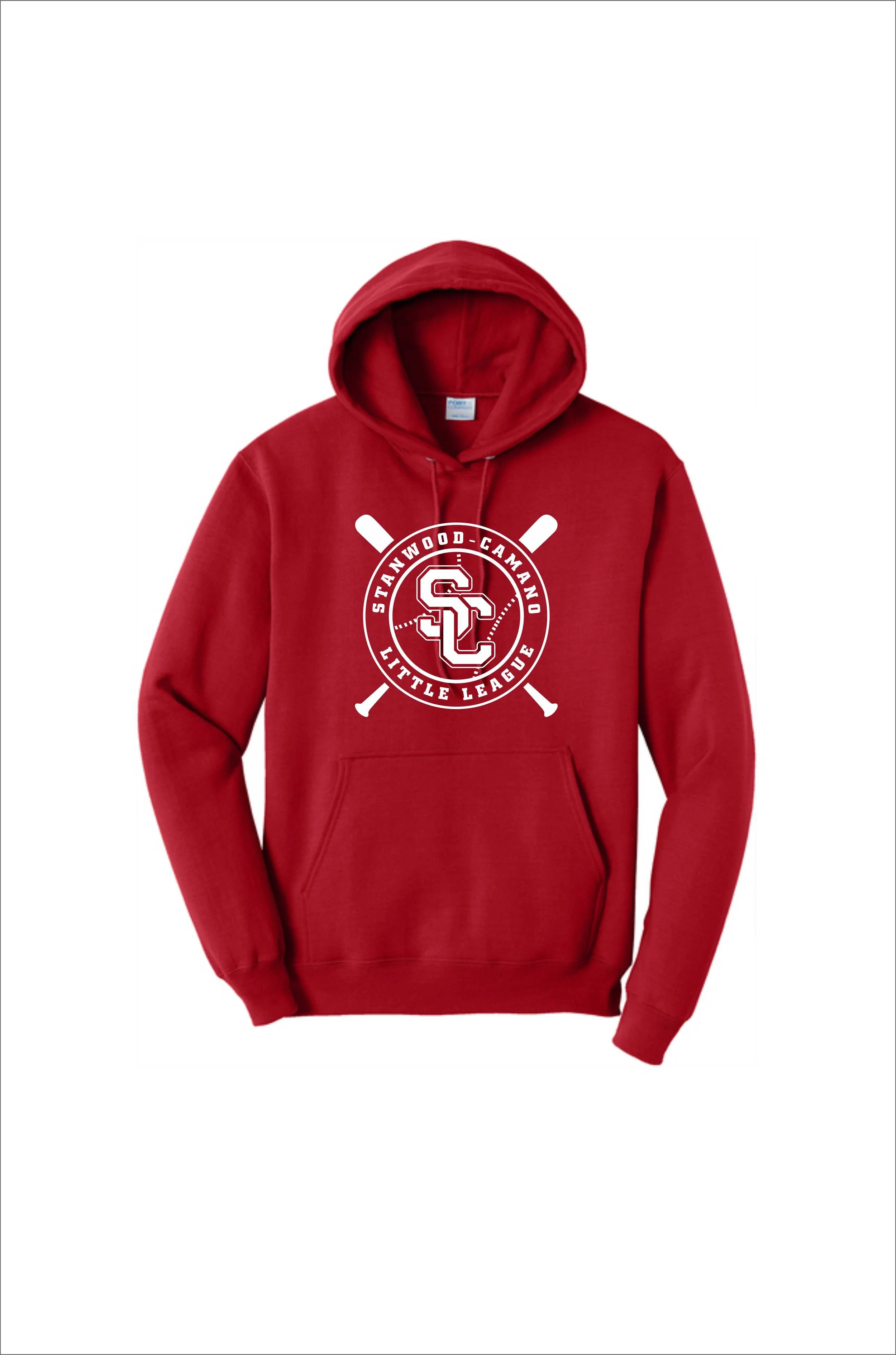 SCLL Bats Port & Co. Pullover Hooded Sweatshirt PC78H/PC90YH