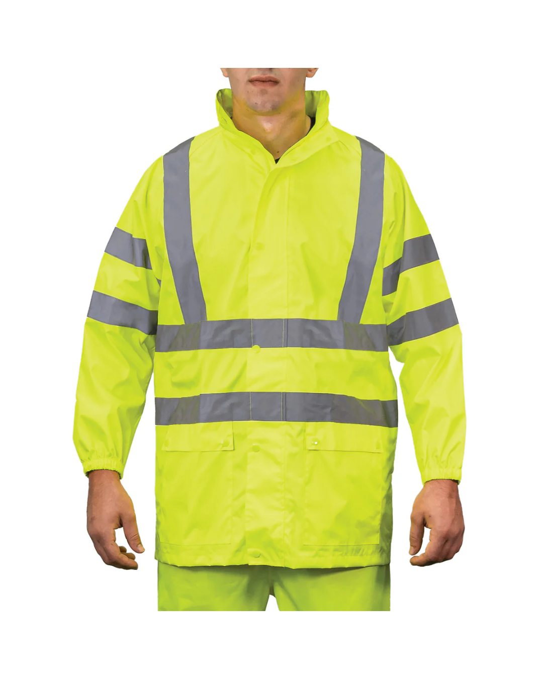 THE ECONO HI-VIS RAIN JACKET 1665E