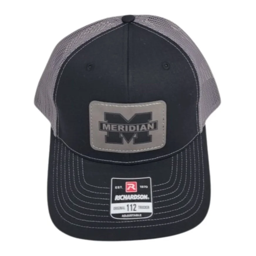 NEW Meridian Trojans Leather Patch Richardson 112 Trucker