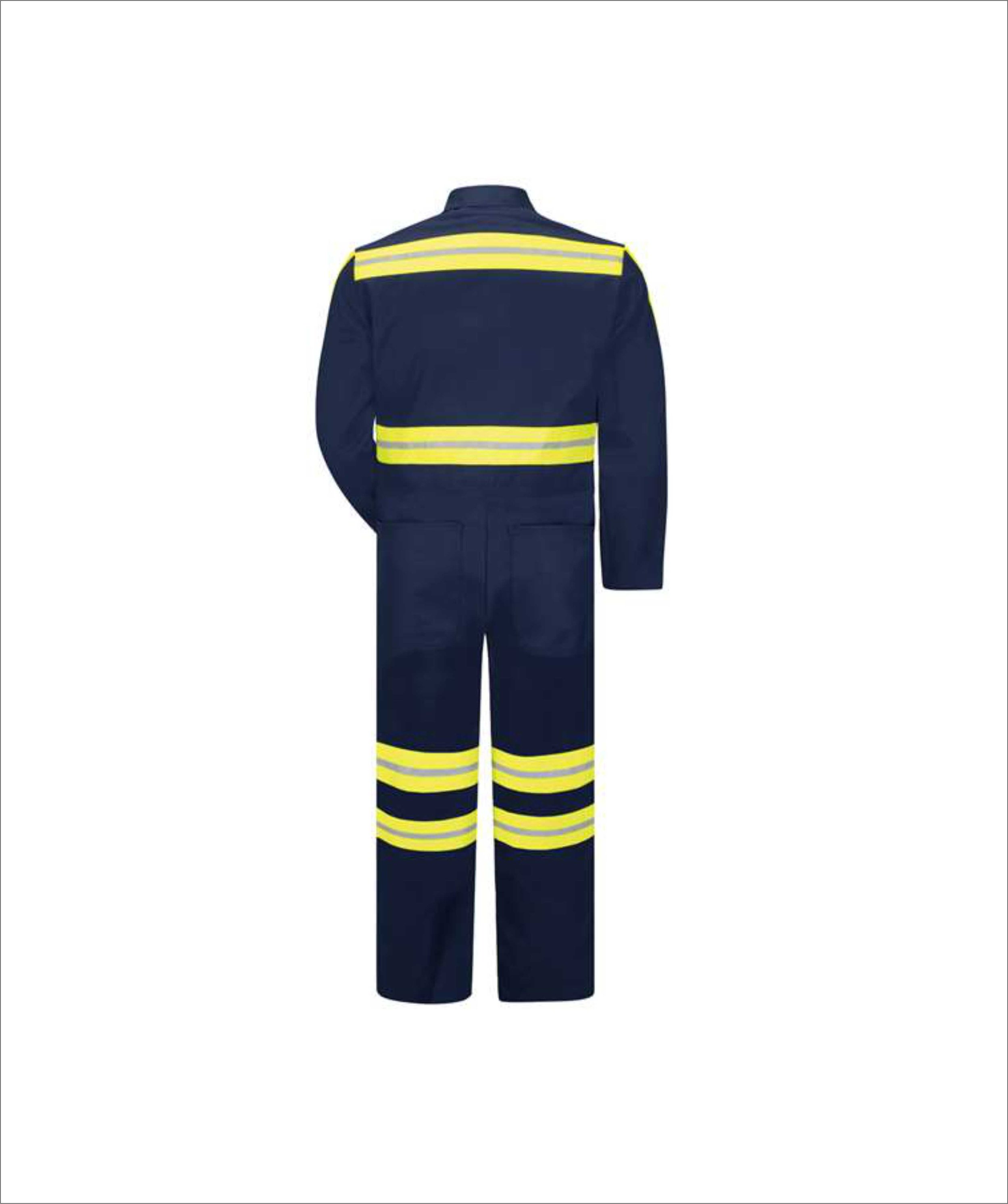 Men's Tall Enhanced Visibility Action Back Coverall
