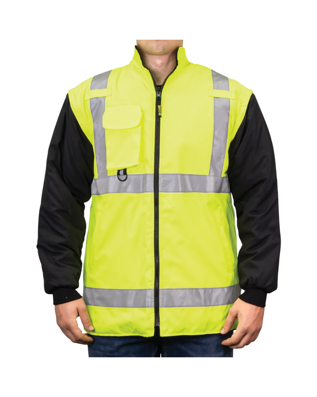 THE DELUXE 4-IN-1 CONVERTIBLE HI-VIS JACKET 1365