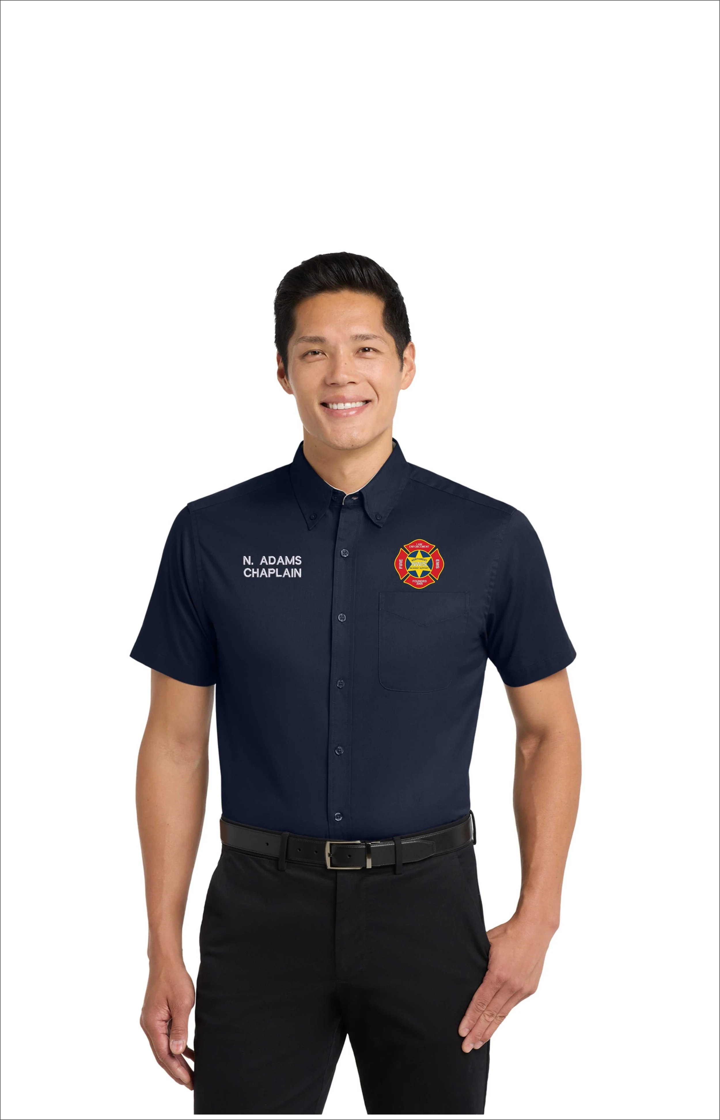 NWIS Port Authority Short Sleeve Easy Care Shirt S508