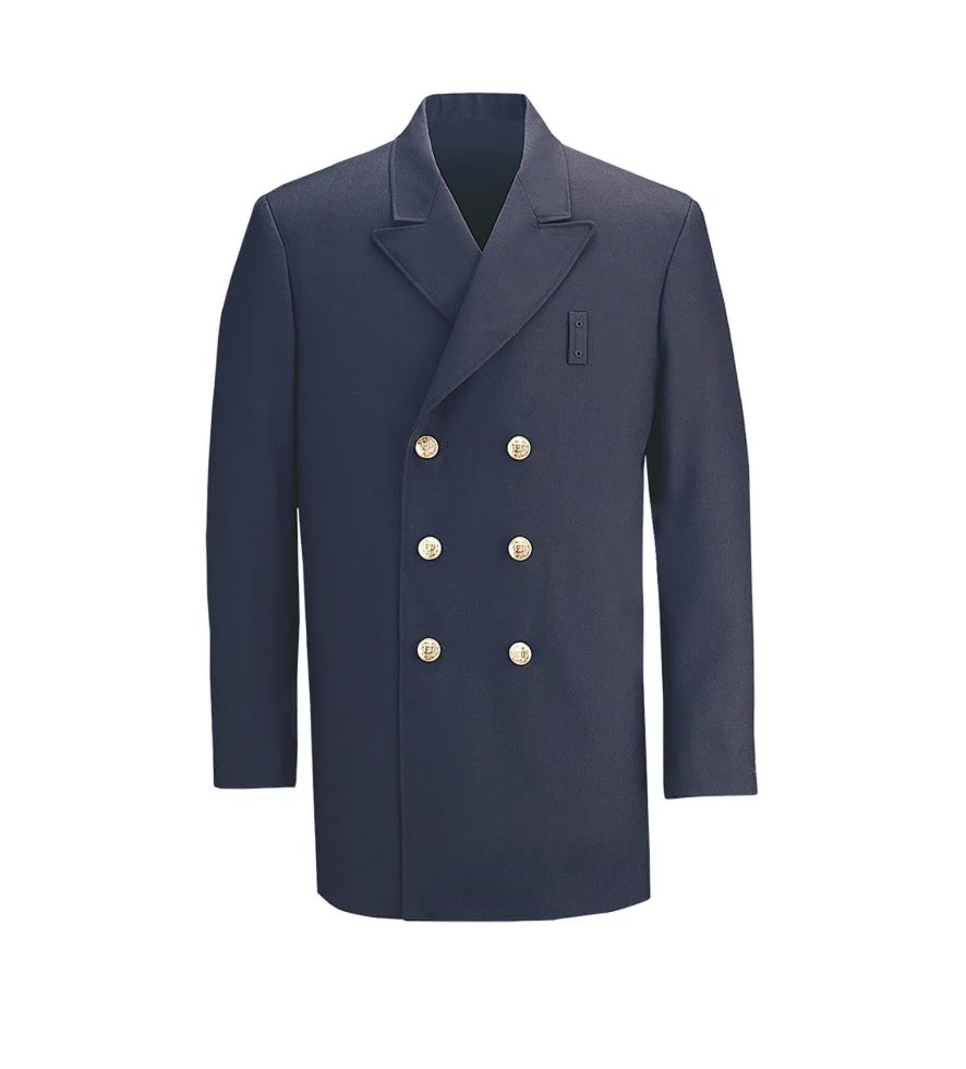 Flying Cross Men's Legend 55% Poly / 45% Wool Double Breasted Dress Coat