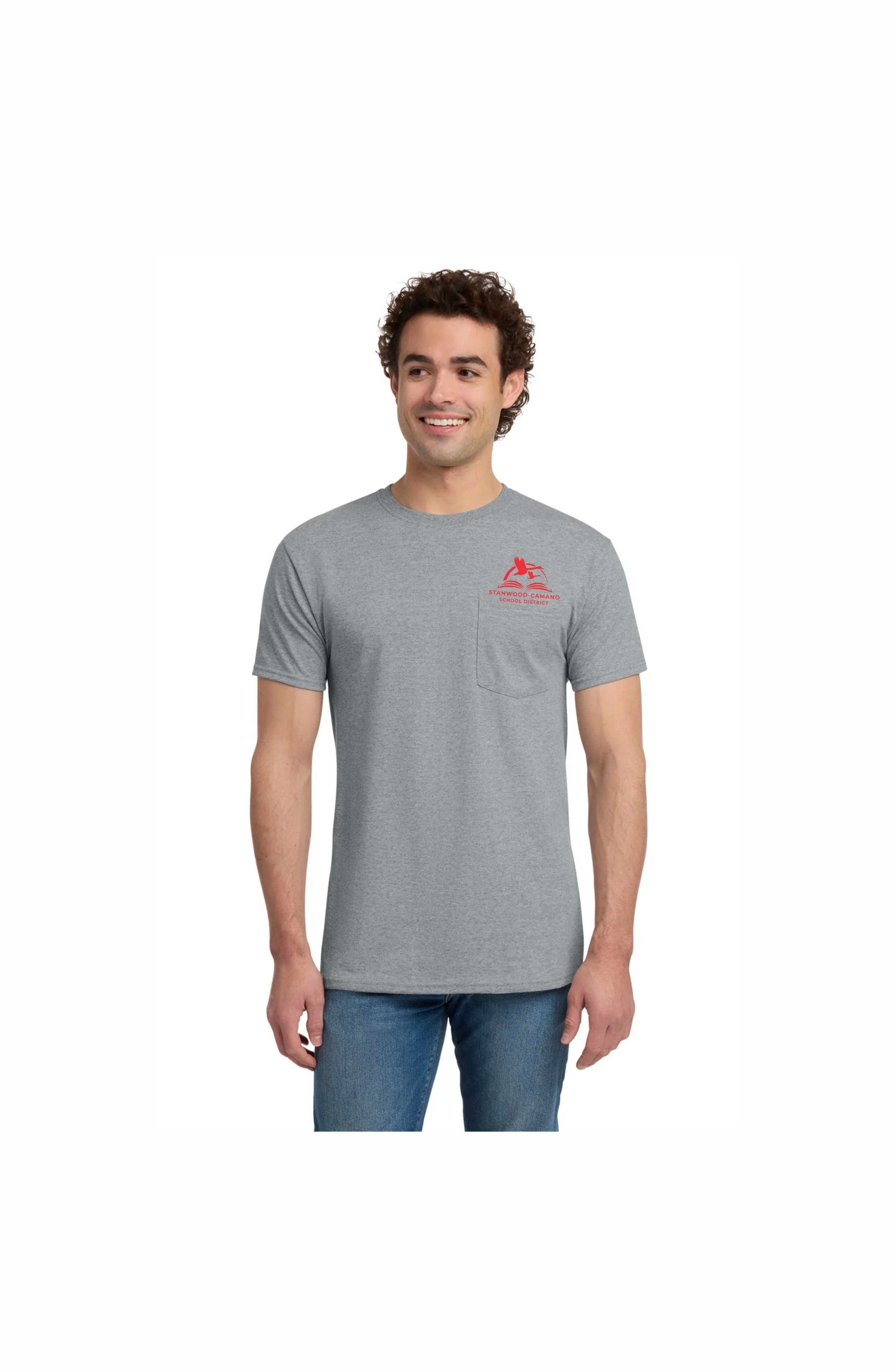 SCSD Jerzees Dri-Power 50/50 Cotton/Poly Pocket T-Shirt 29MP