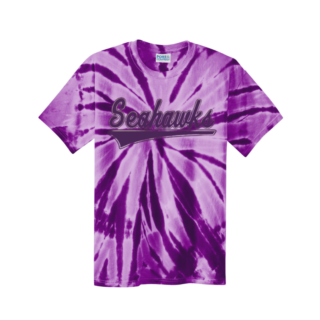 NEW Anacortes Seahawks Tie-Dye Short Sleeve T-Shirt
