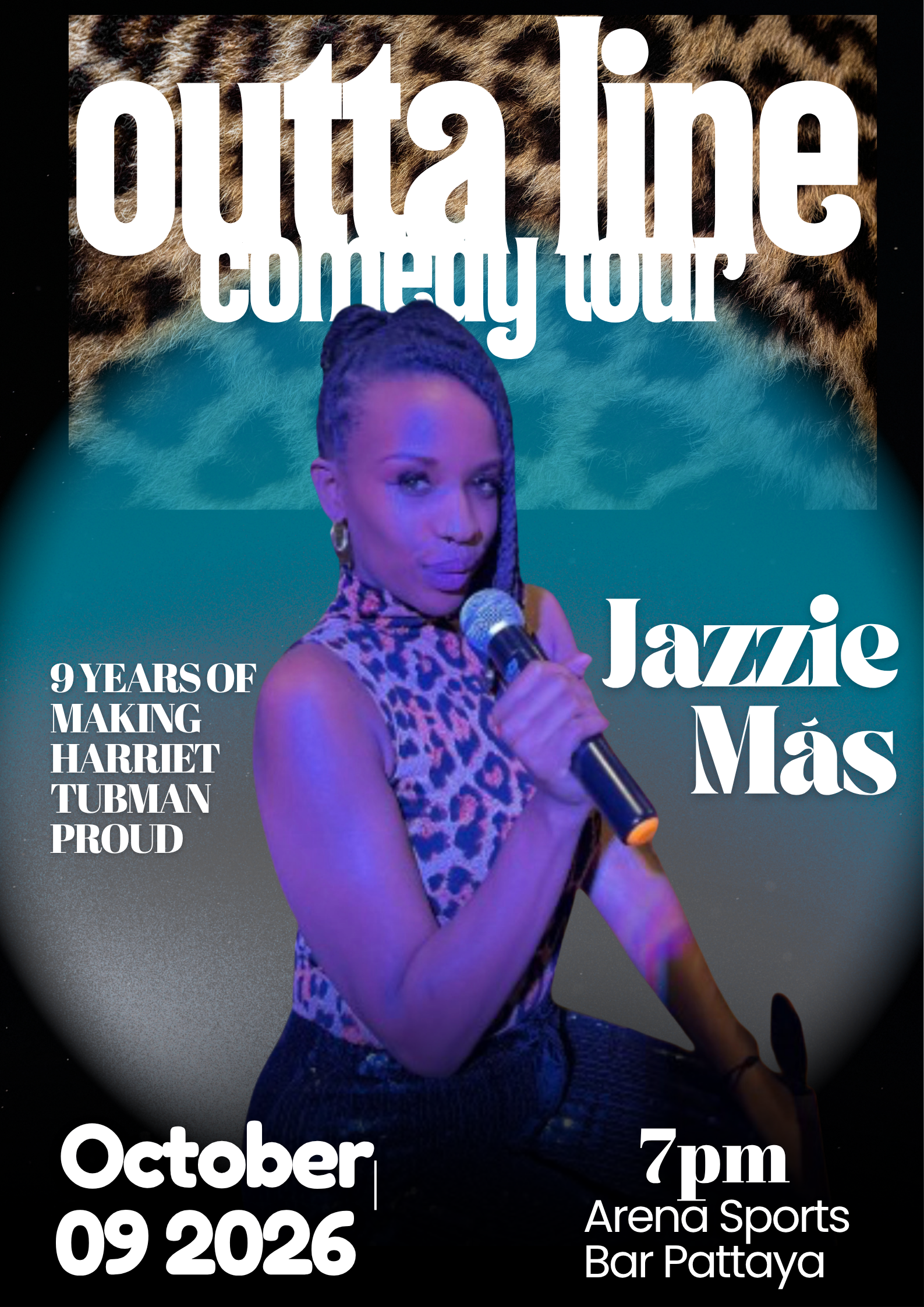 Outta Line - Live Comedy Show with Jazzie Más in Pattaya