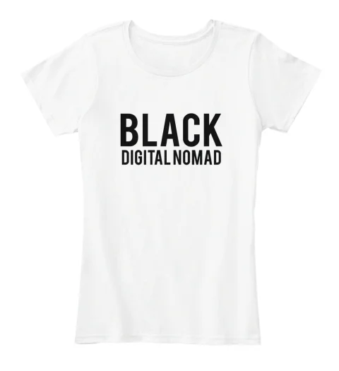 Black Digital Nomad Baby Tee