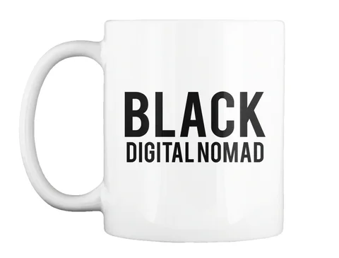Black Digital Nomad Mug