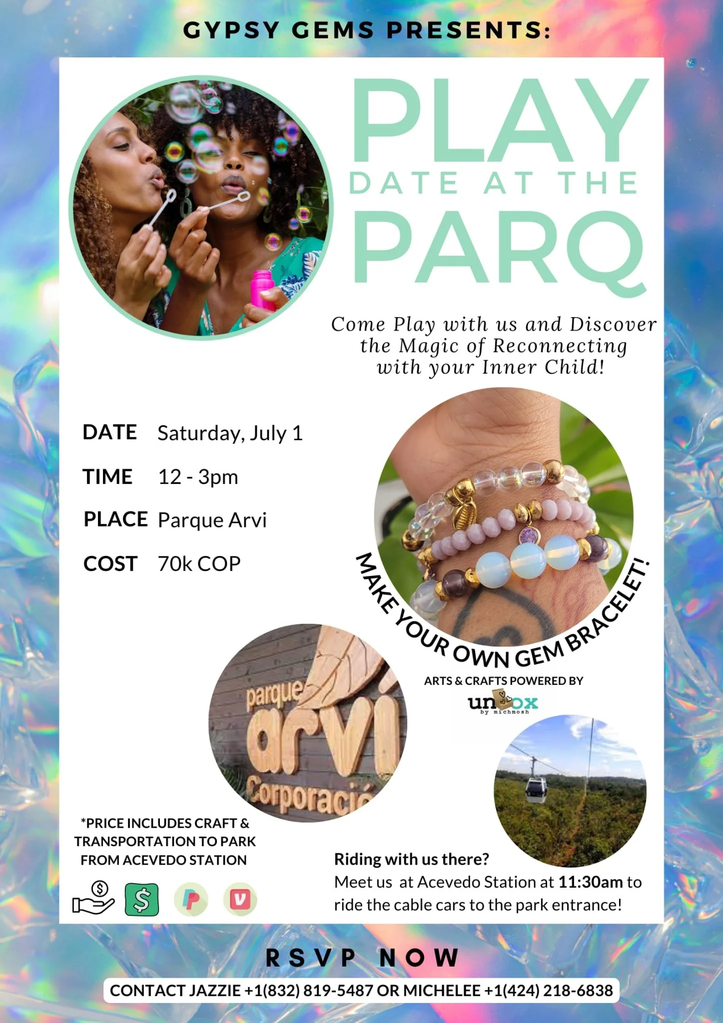 Play Date in the Parq - Inner Child Workshop | Medellín, Colombia