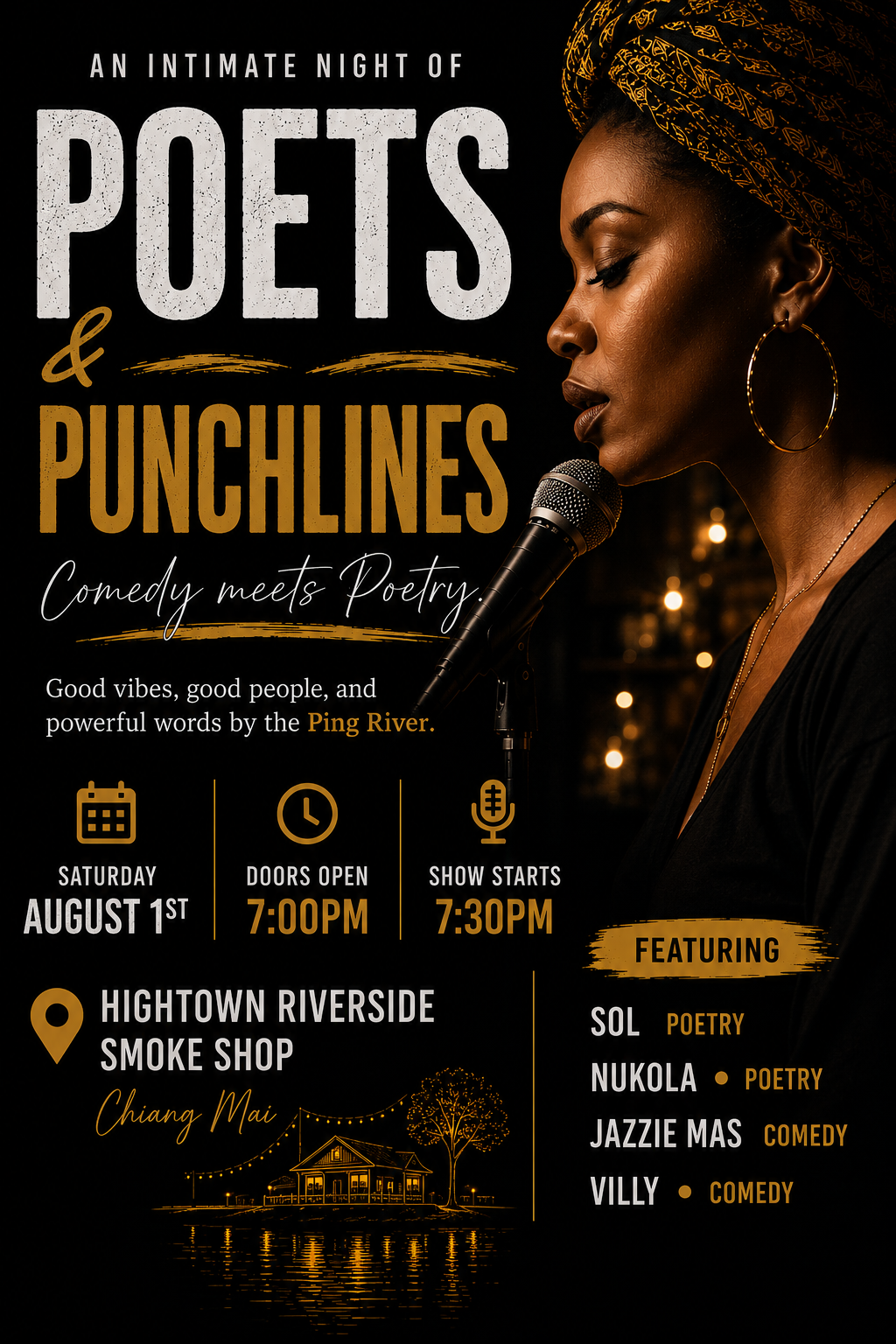Poetry &amp; Punchlines - A Intimate Night of Poetry &amp; Comedy 