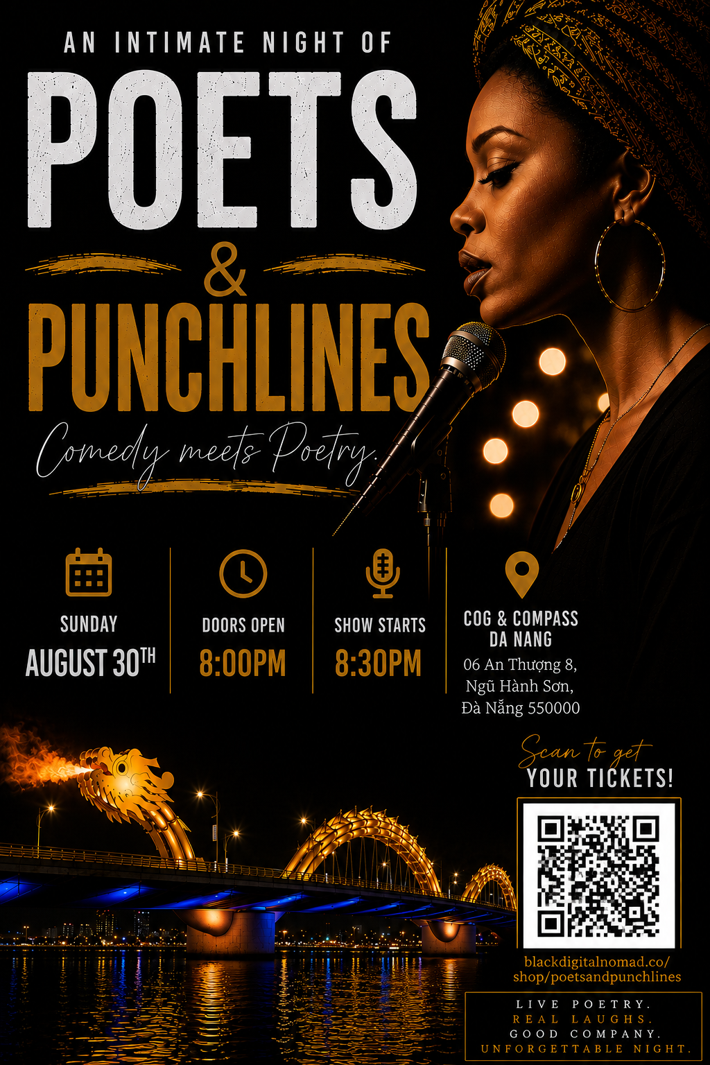 Poets &amp; Punchlines - An Intimate Evening of Comedy and Poetry 