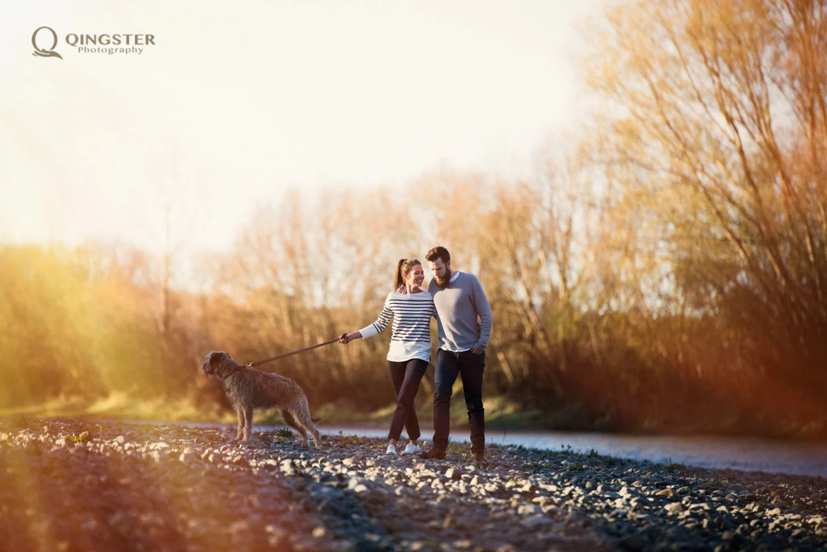 Evening engagement session.
