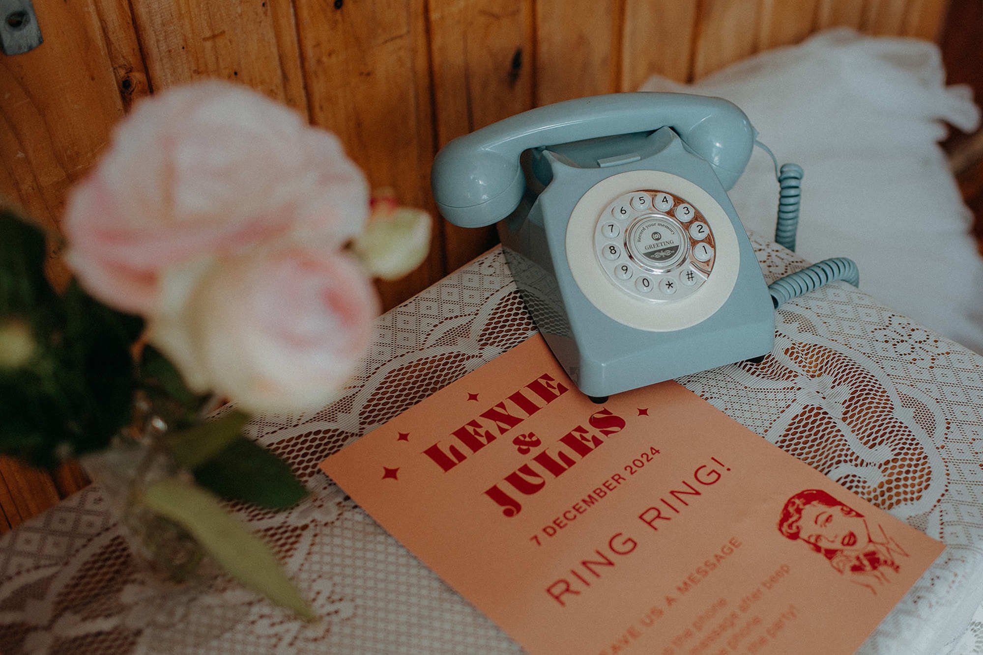 audio guest book on lace.JPG