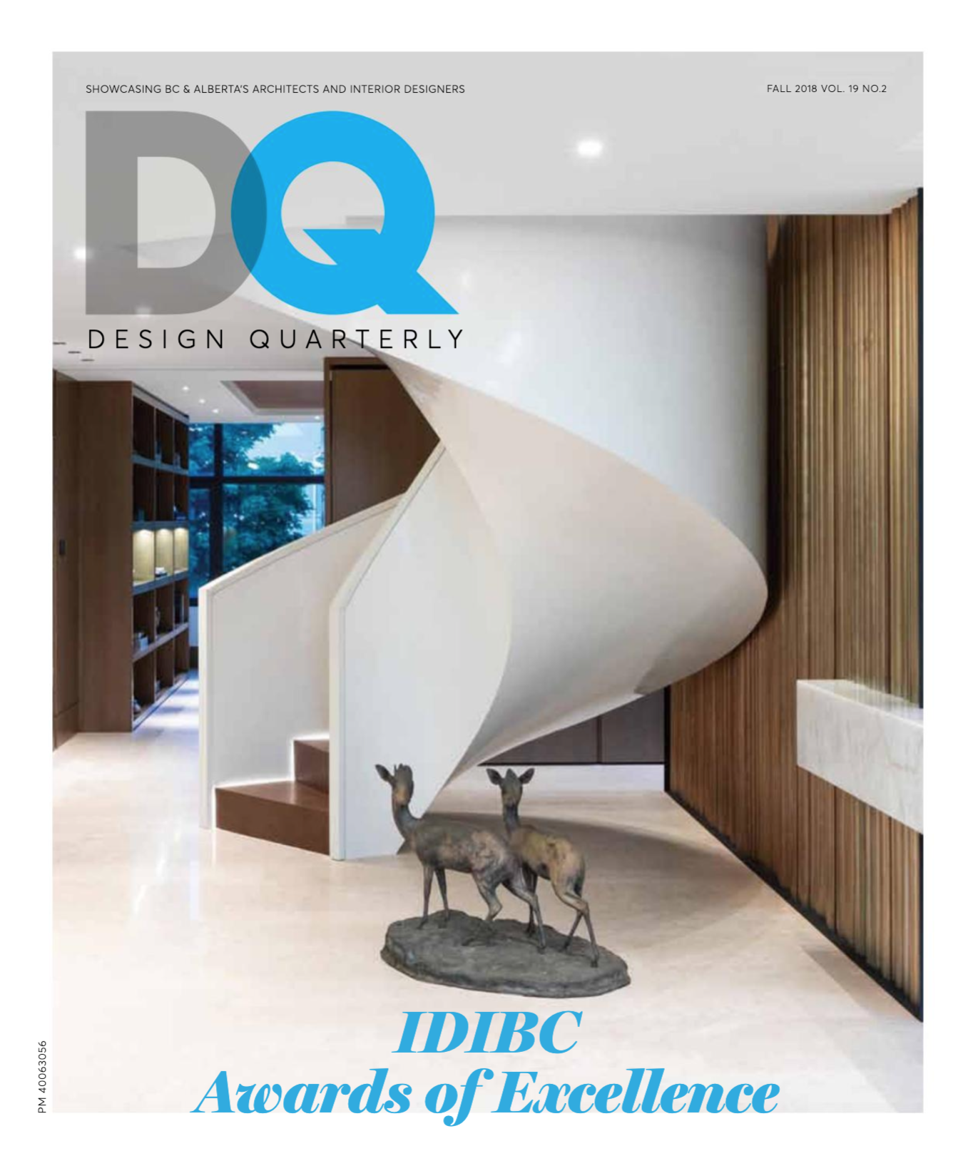 DESIGN QUARTERLY - FALL 2018 Judges Notes: “The wood panel, it’s delicious” ”Every design decision served to honour the coveted location of this project.. - the interior was to become a canvas for the sea and sky to paint the space every day.”