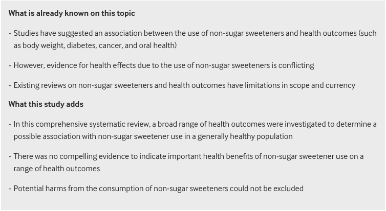 Fortitude Nutrition Coaching - Low Calorie Sweeteners