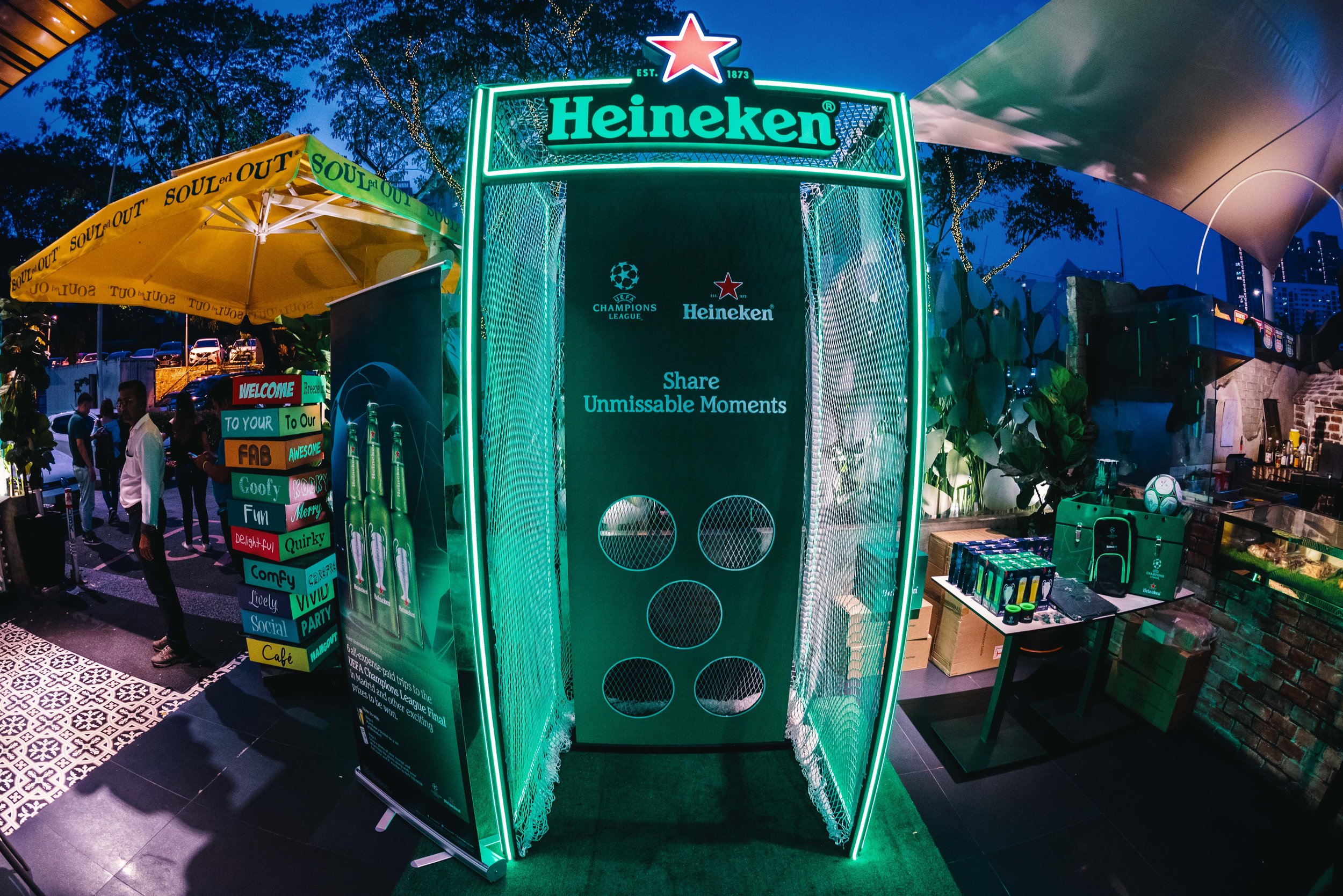 Heineken® Extra-Time Zone in SOULed Out Cafe Bar