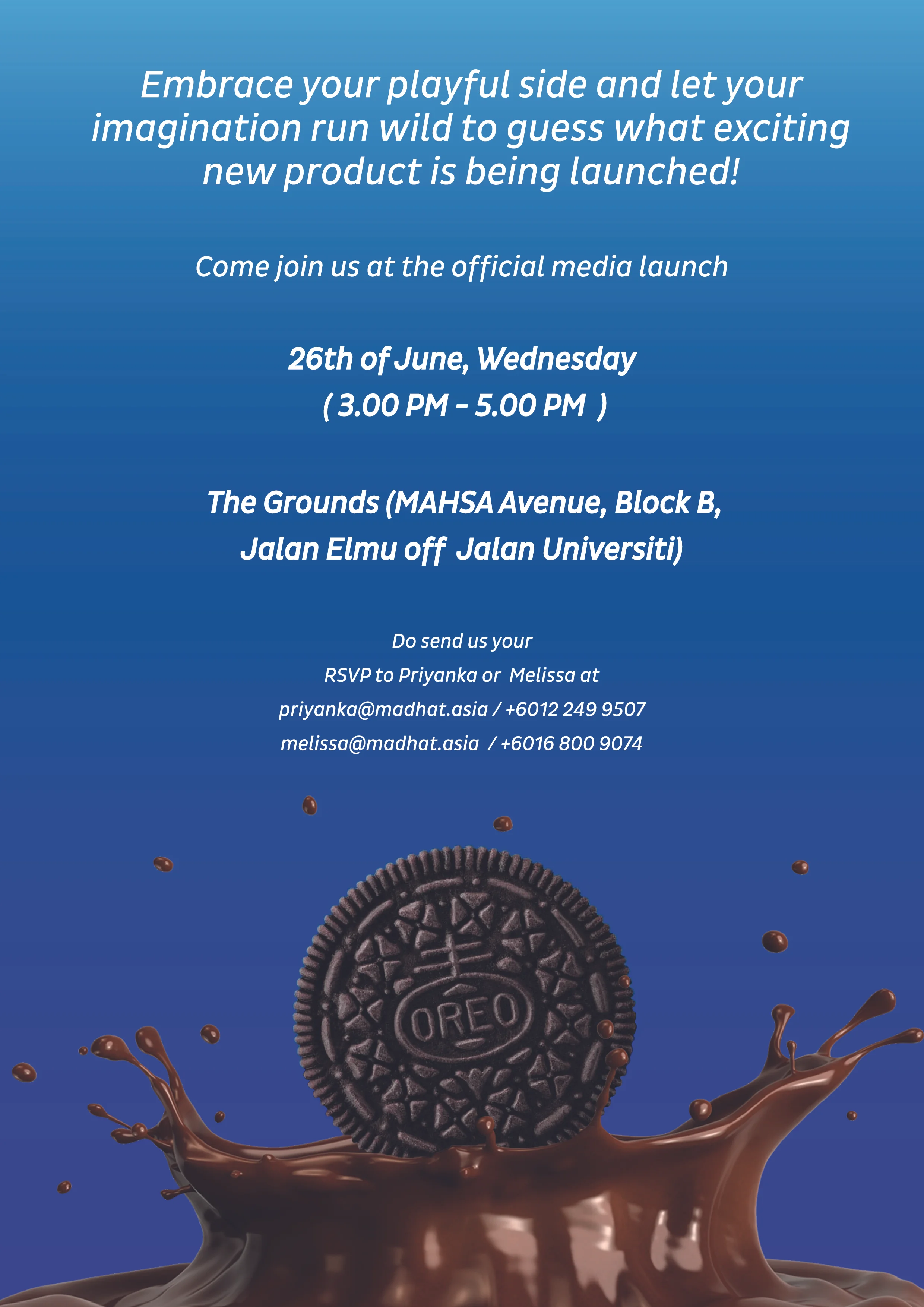 Embrace Your Playful Side at the Launch of Oreo's Latest Product Variant!