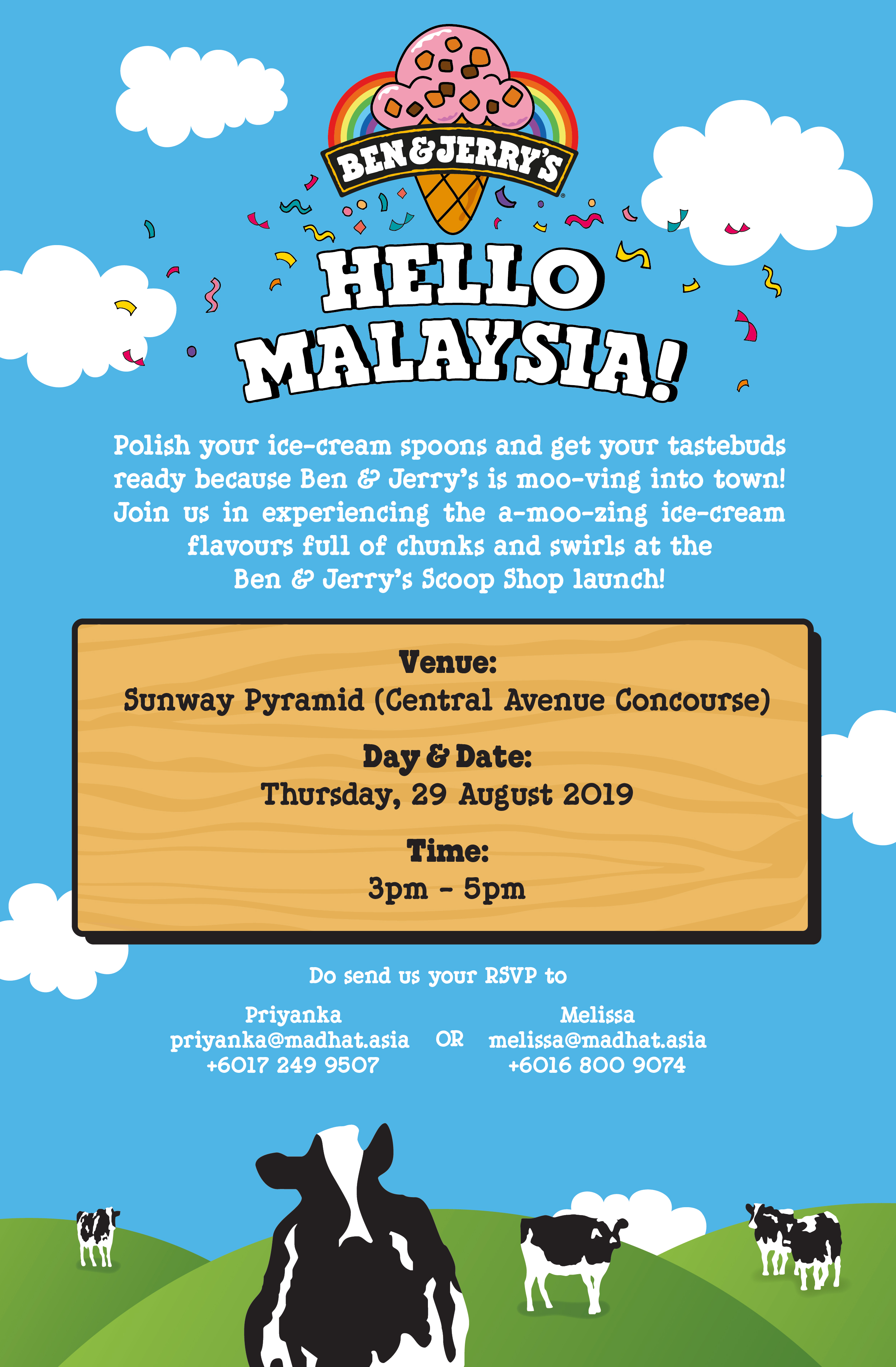 Polish Your Ice-Cream Spoons because Ben &amp; Jerry's is Moo-ving Into Town!