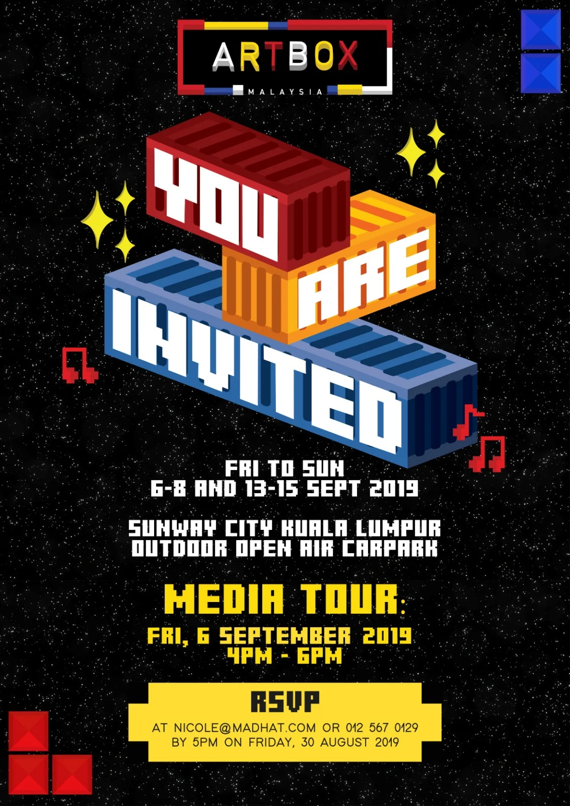 Let's Assemble at Artbox Malaysia 2019 this September @ Sunway City Outdoor Open Air Carpark