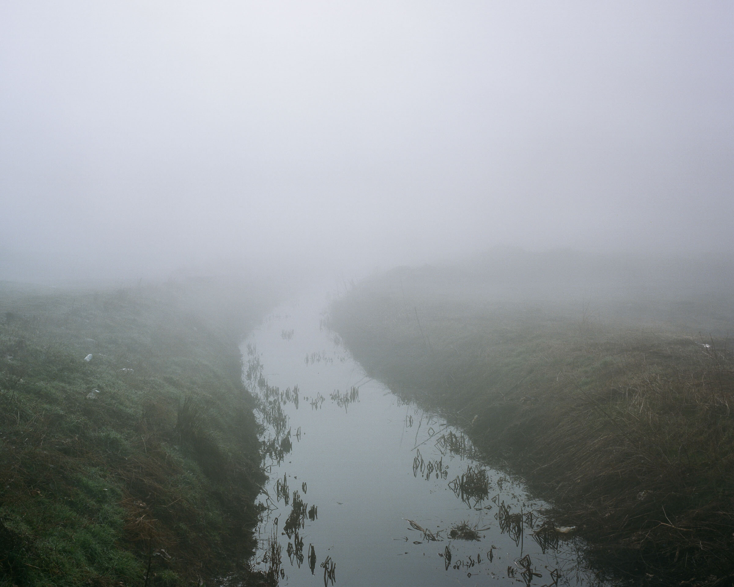 irrigation ditch, ioannina, epirus, 2015