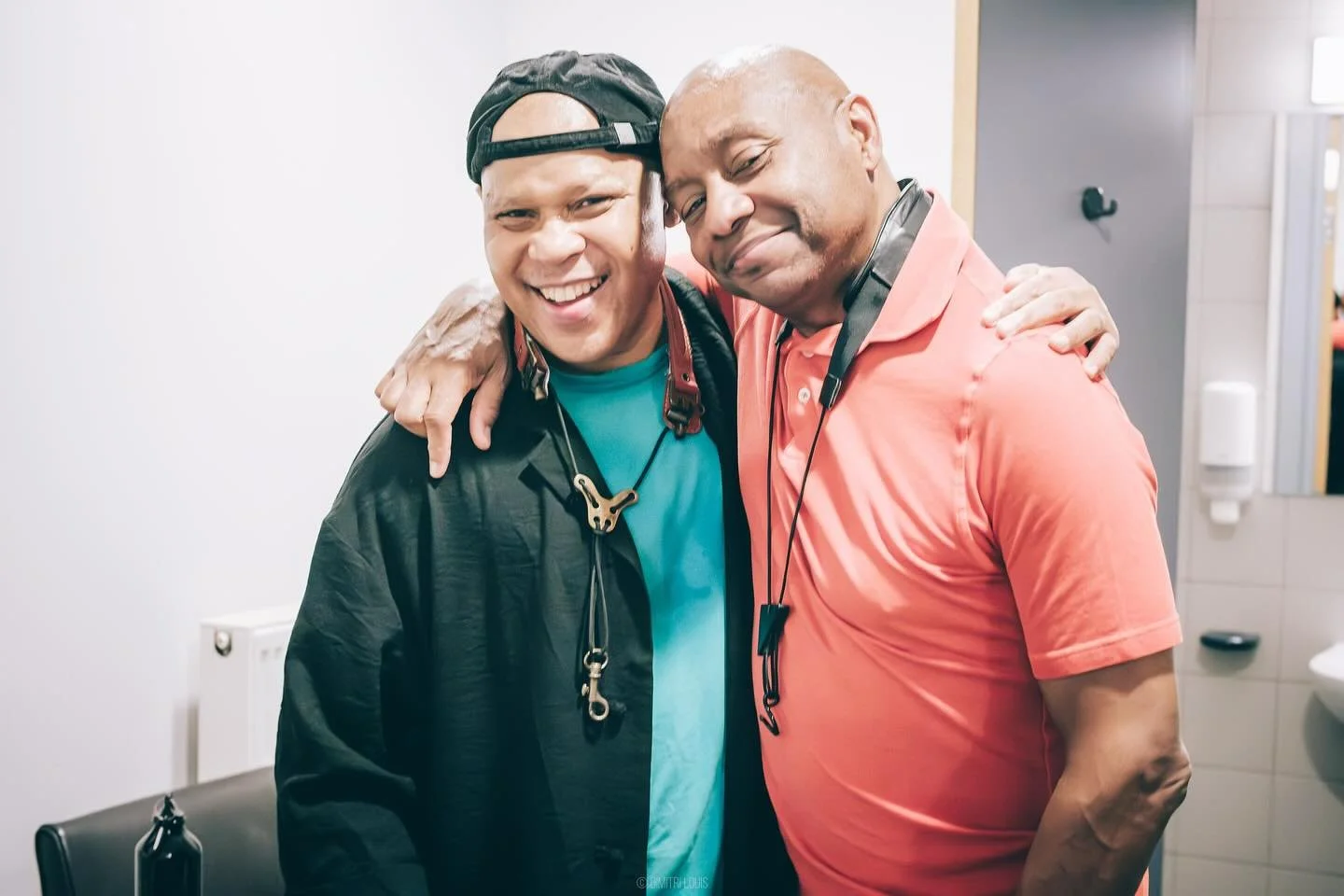 Long time friendship. 
Branford Marsalis Sittin&rsquo;in with Steve coleman and Five Elements at Gent Jazz. 
#stevecolemanandfiveelements #branfordmarsalis #creativemusic #friendship